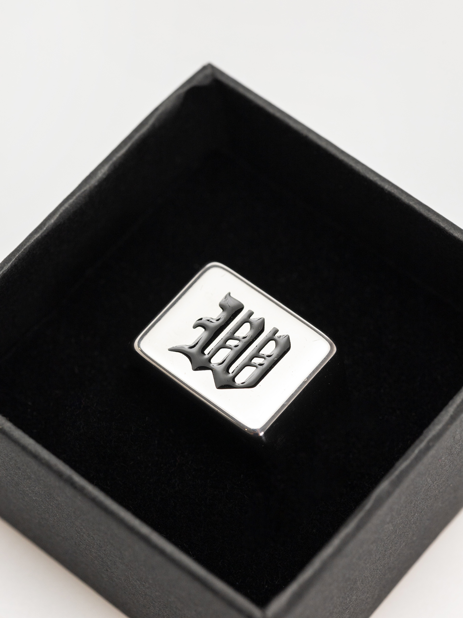 Wasted Paris Sygnet Faithful Signet Ring Akcesoria (silver)