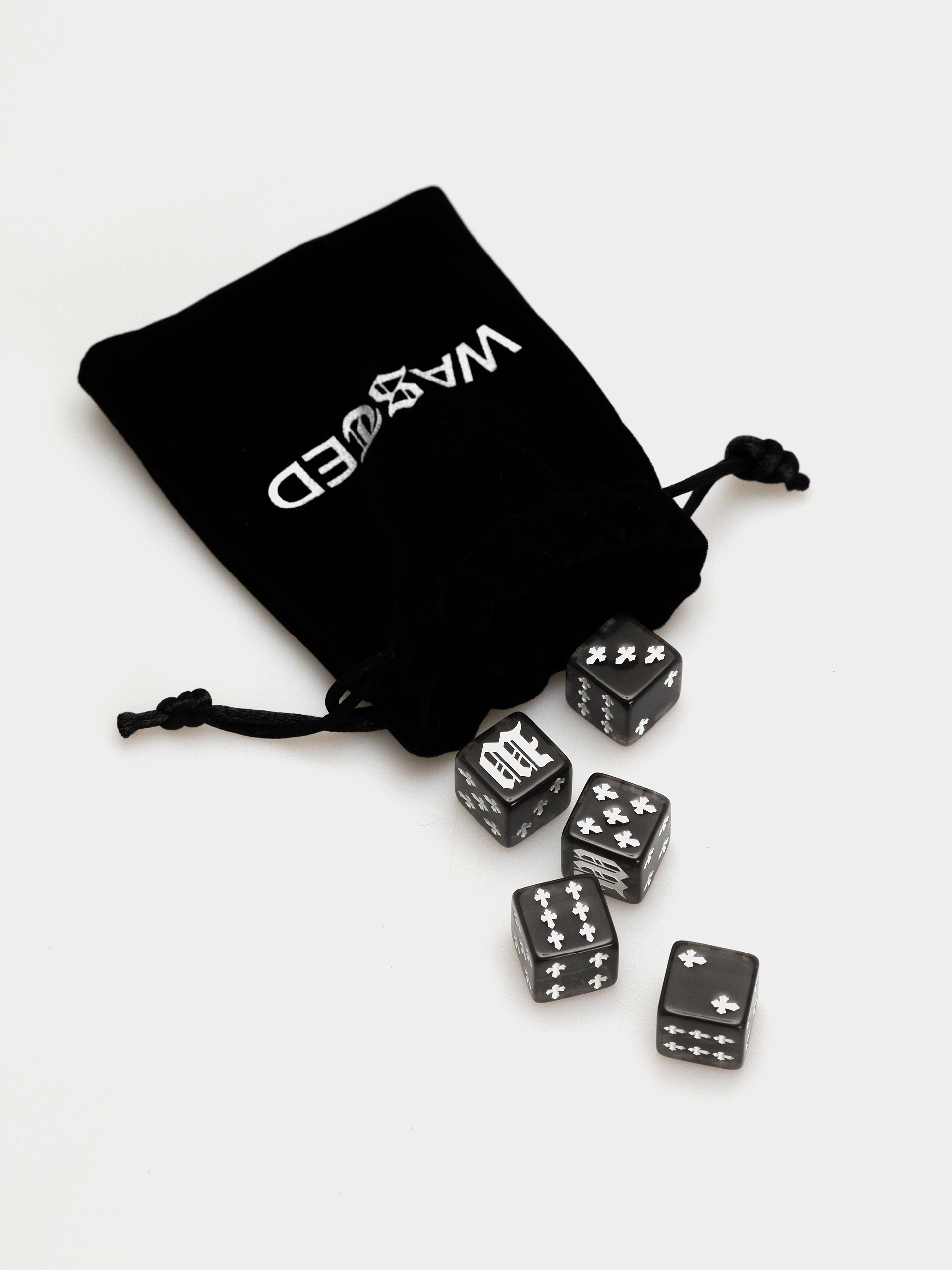 Wasted Paris Kości do gry Cross Dices Set Akcesoria (black)