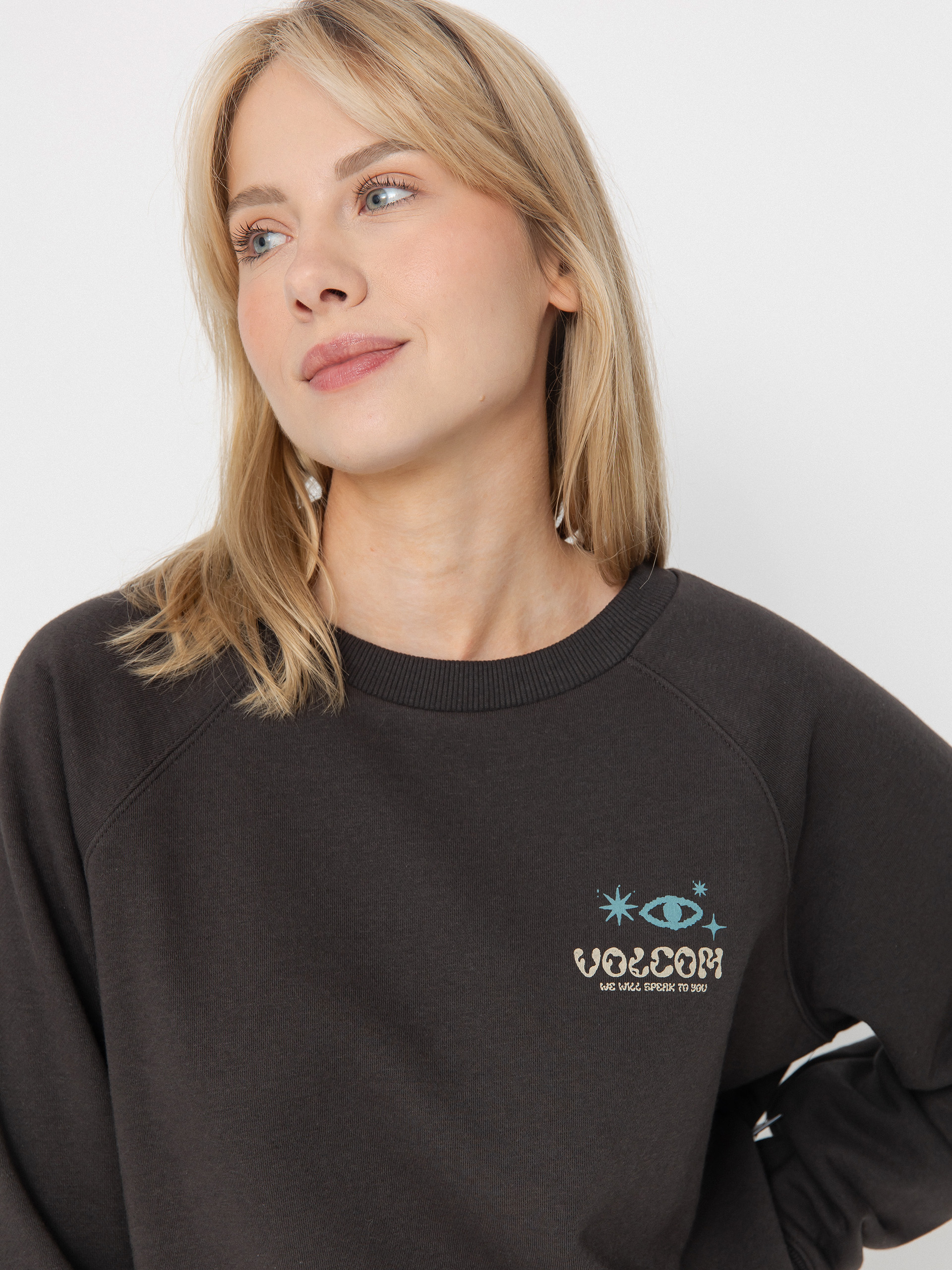 Volcom Fa F Rygalski Bf Crew Pulóver Wmn (vintage black)