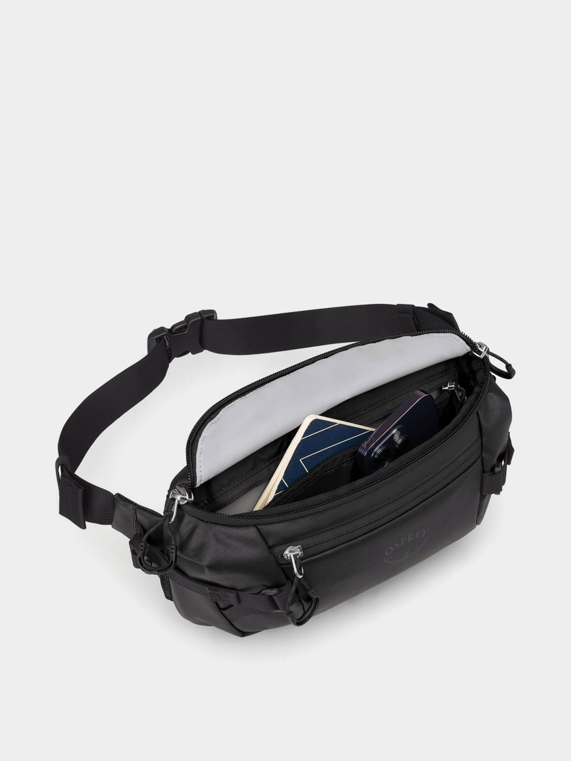 Osprey Transporter Waist Övtáska (raven black/black)