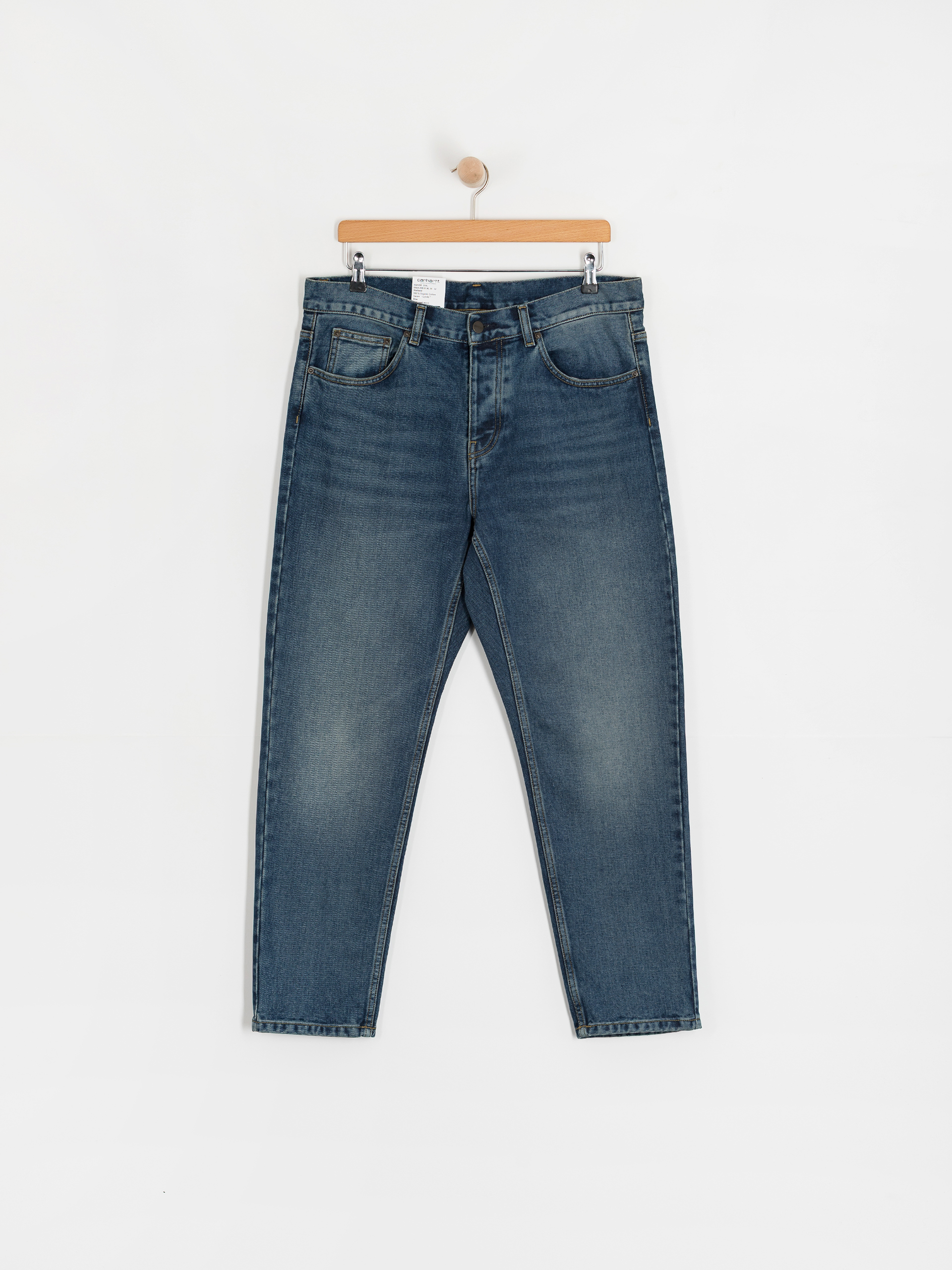 Carhartt WIP Newel Kisnadrág (blue/dark used wash)