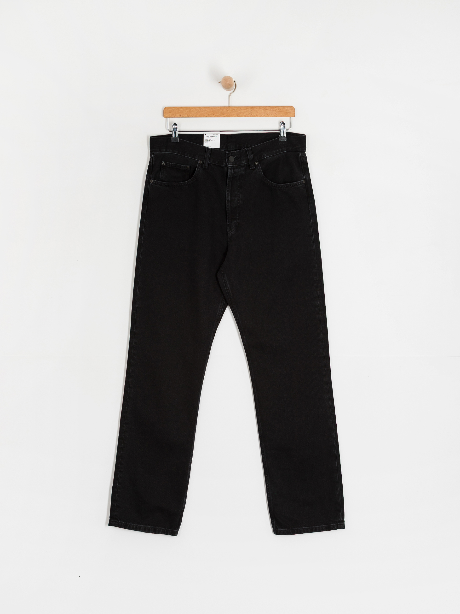 Carhartt WIP Nolan Kisnadrág (black/stone washed)