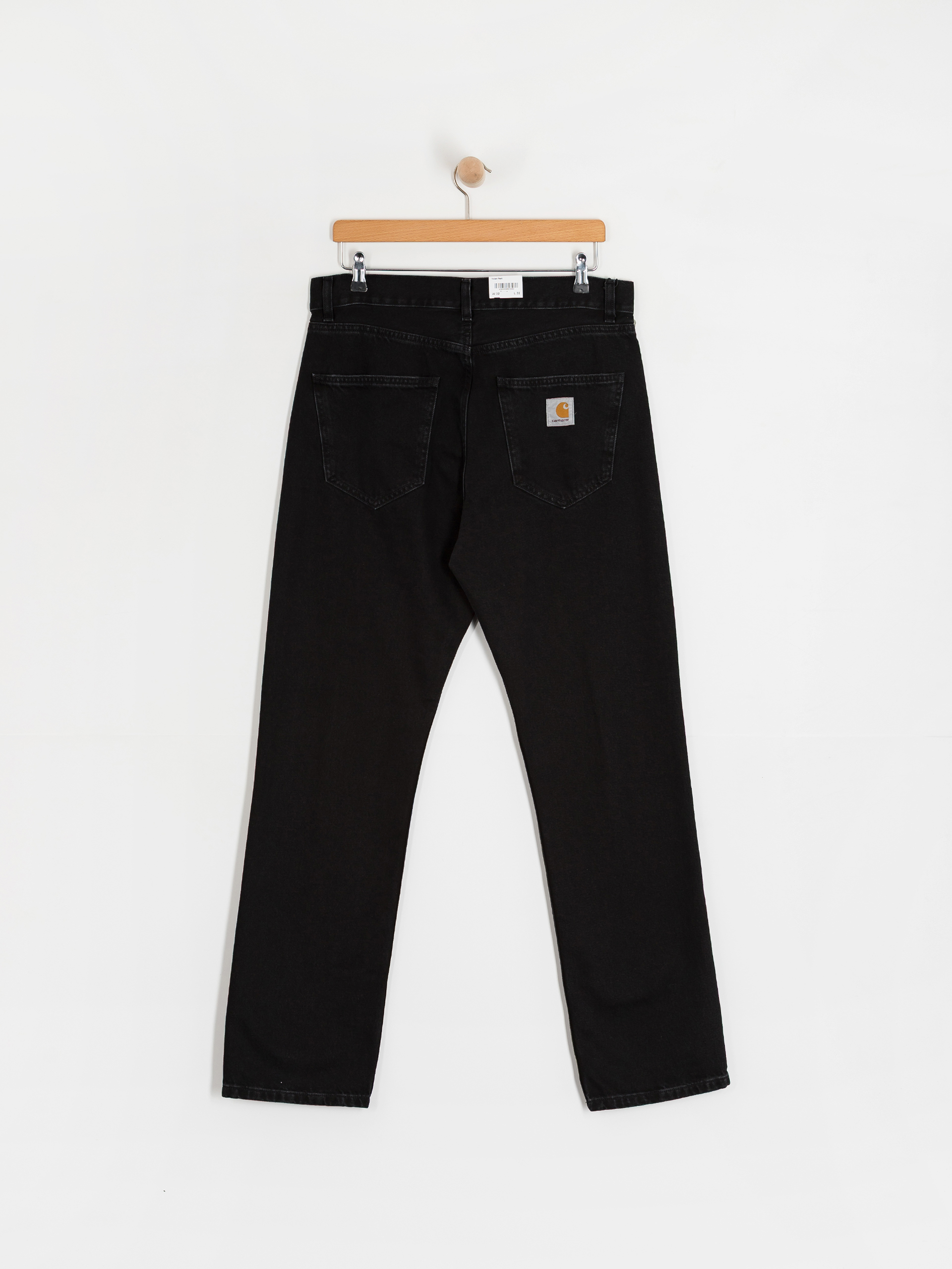 Carhartt WIP Nolan Kisnadrág (black/stone washed)