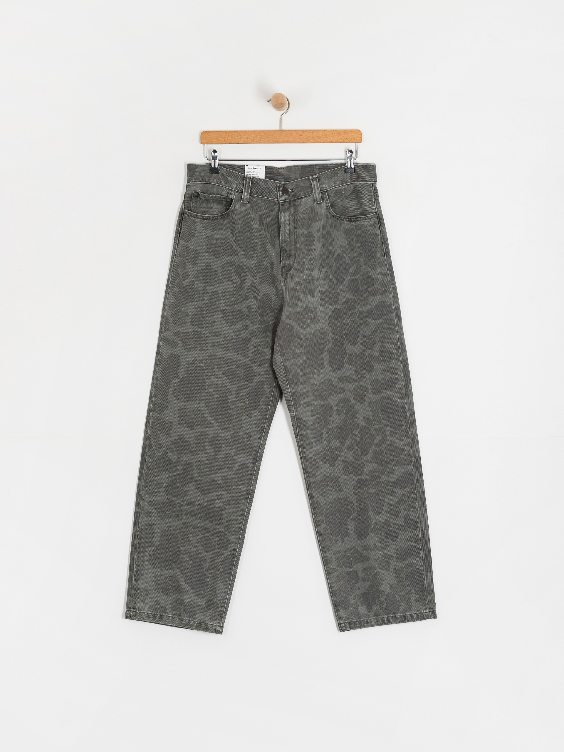 Carhartt WIP Duck Landon Kisnadrág (camo duck/black/heavy bleached)