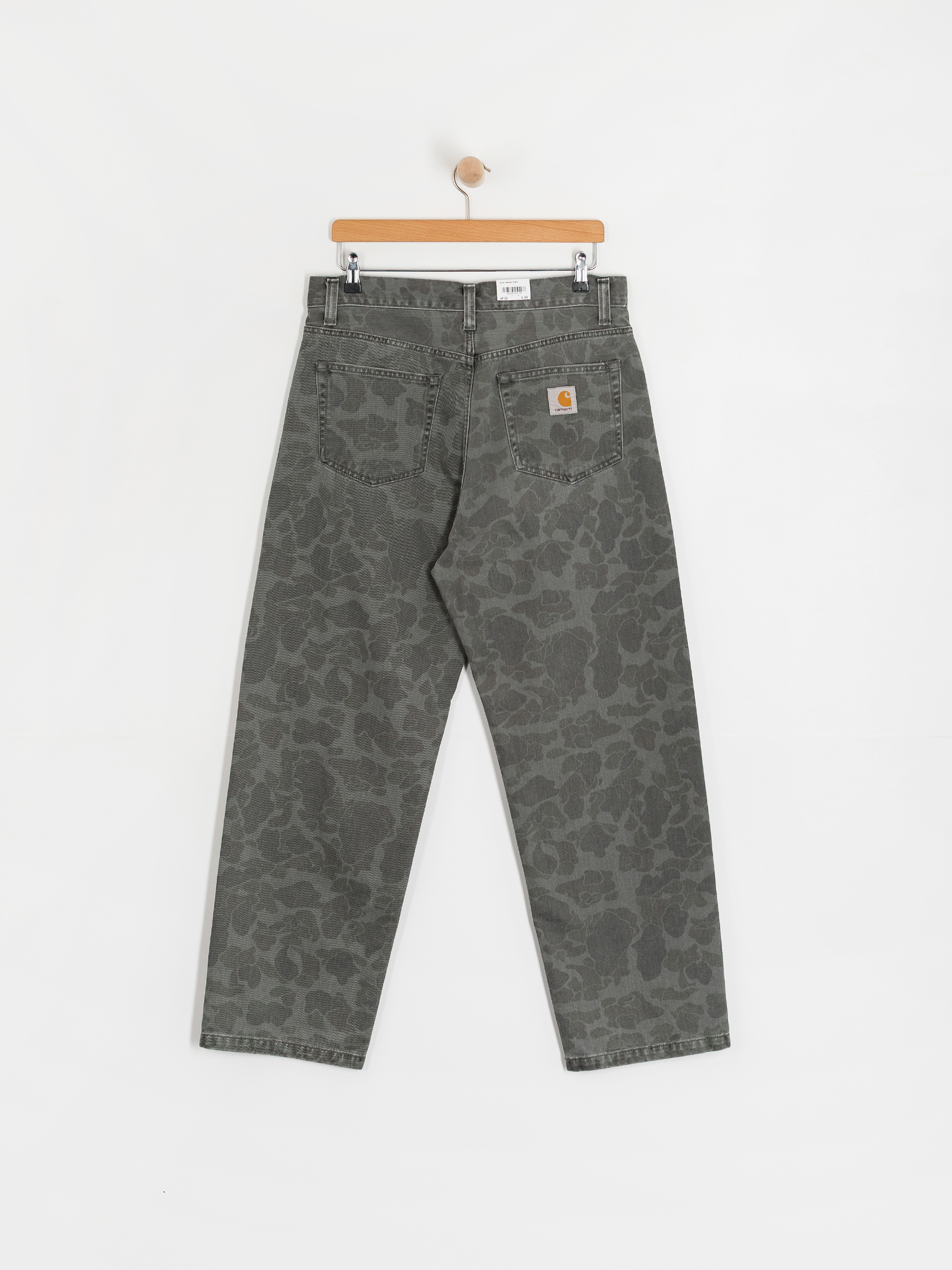 Carhartt WIP Duck Landon Kisnadrág (camo duck/black/heavy bleached)