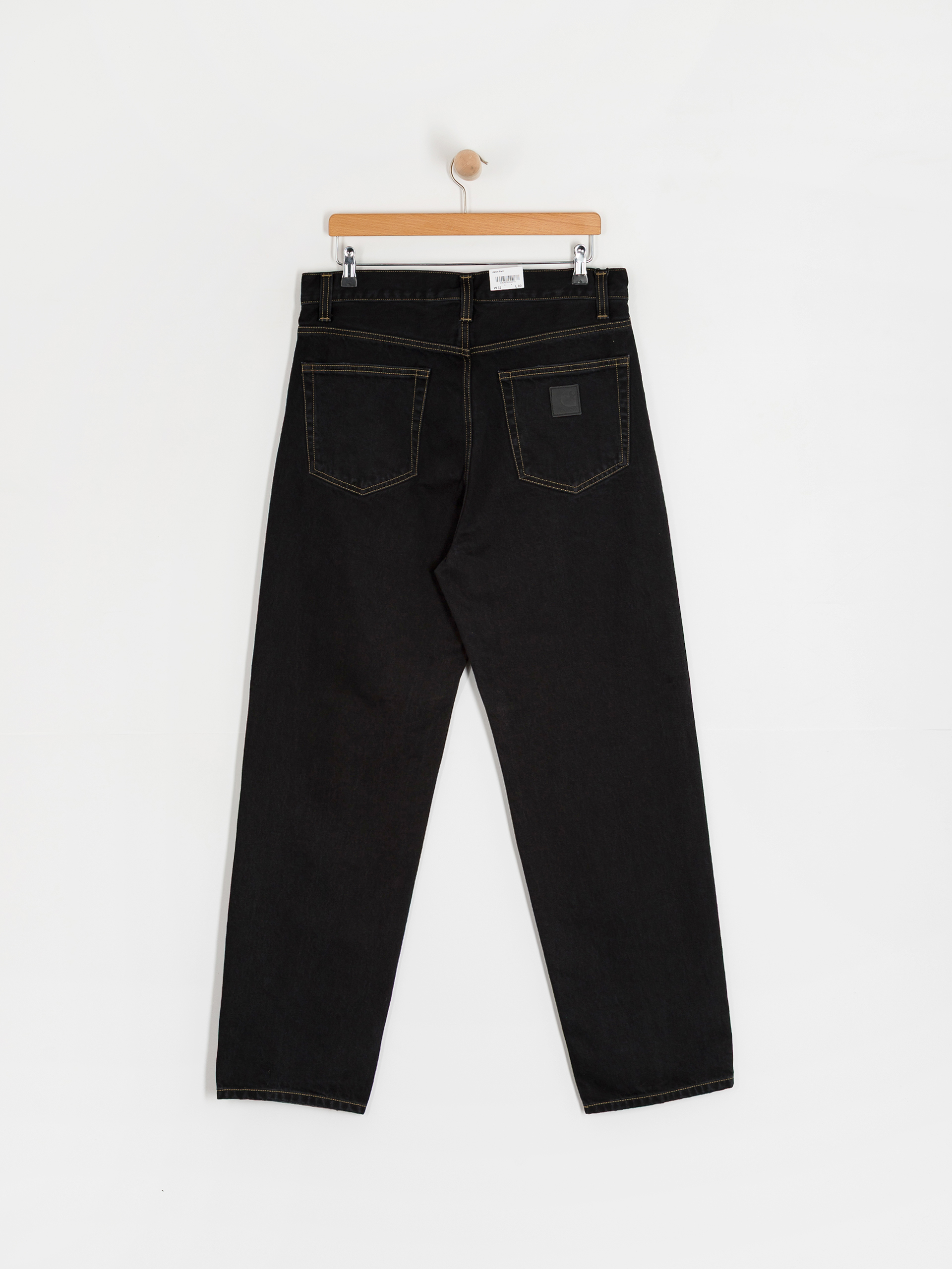 Carhartt WIP Aaron Kisnadrág (black/stone washed)