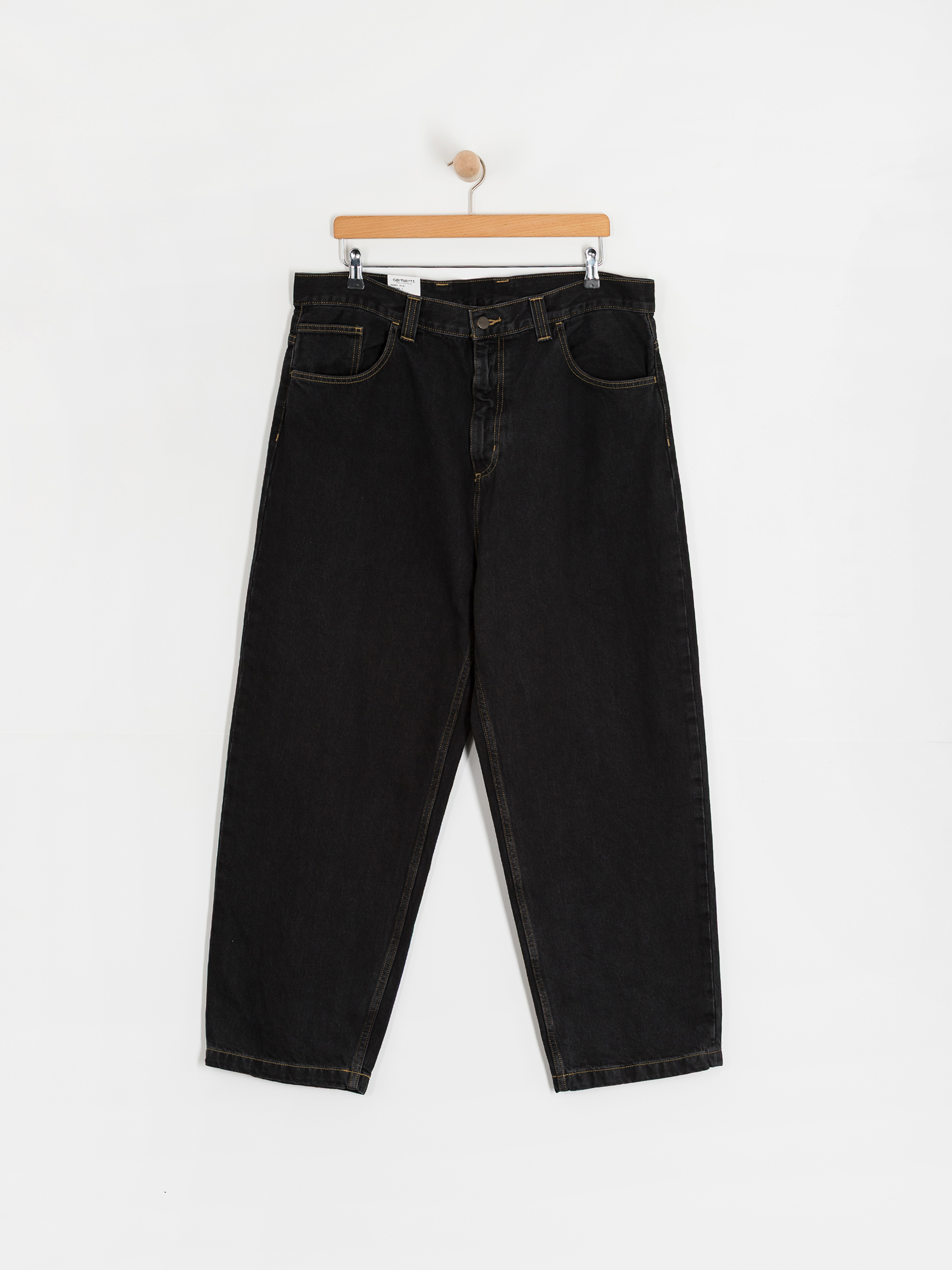 Carhartt WIP Brandon Kisnadrág (black/stone washed)