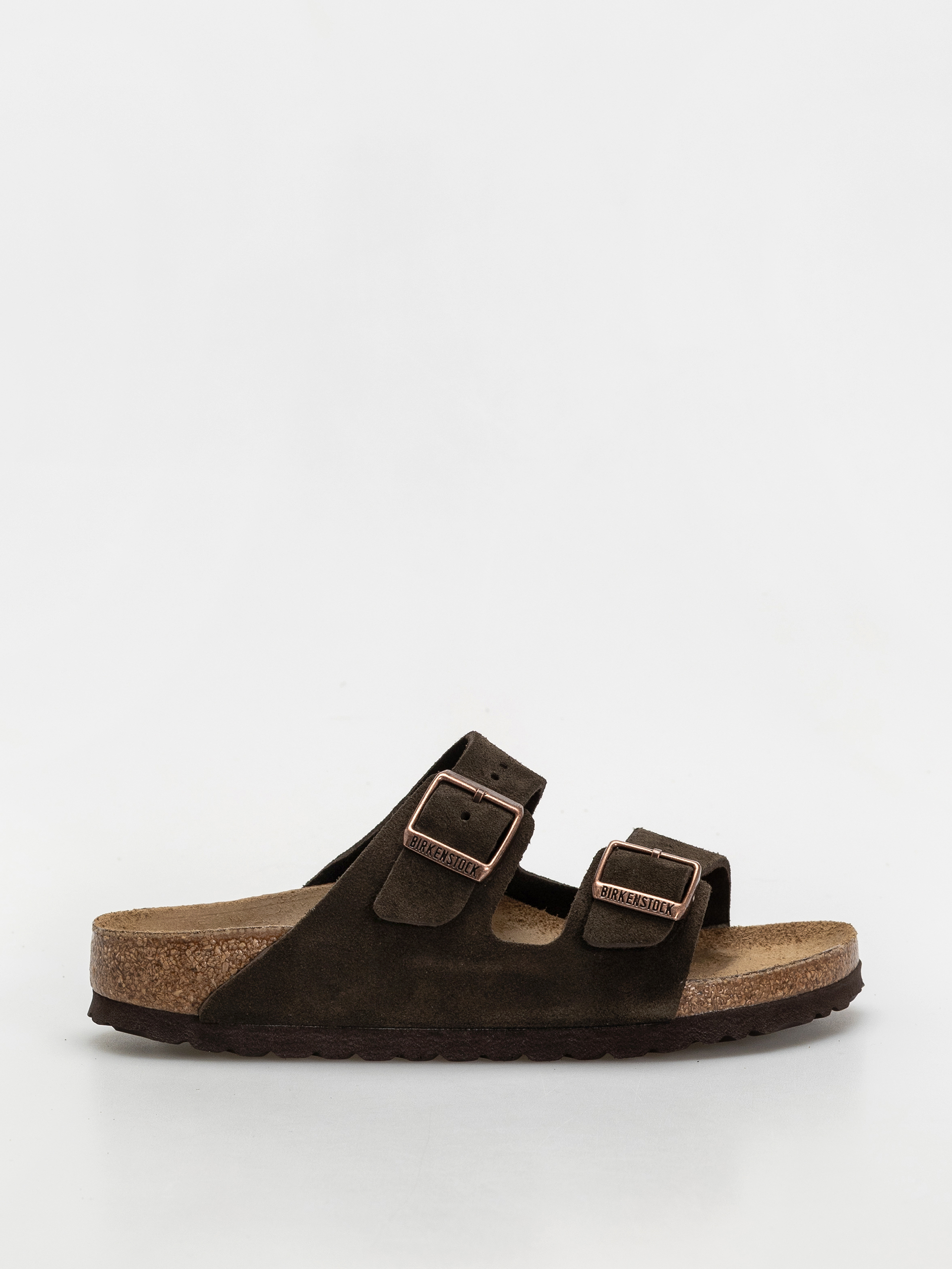 Birkenstock Arizona Suede Leather Narrow Wmn Flip-flop papucsok (mocca)