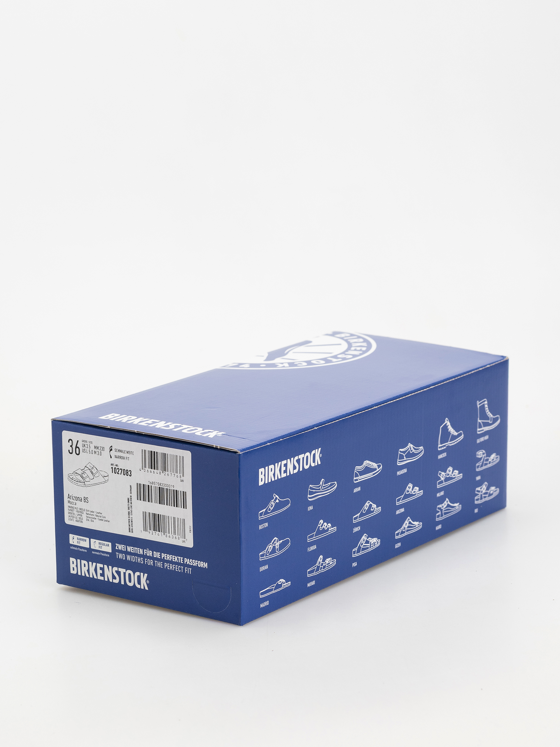 Birkenstock Arizona Suede Leather Narrow Wmn Flip-flop papucsok (mocca)