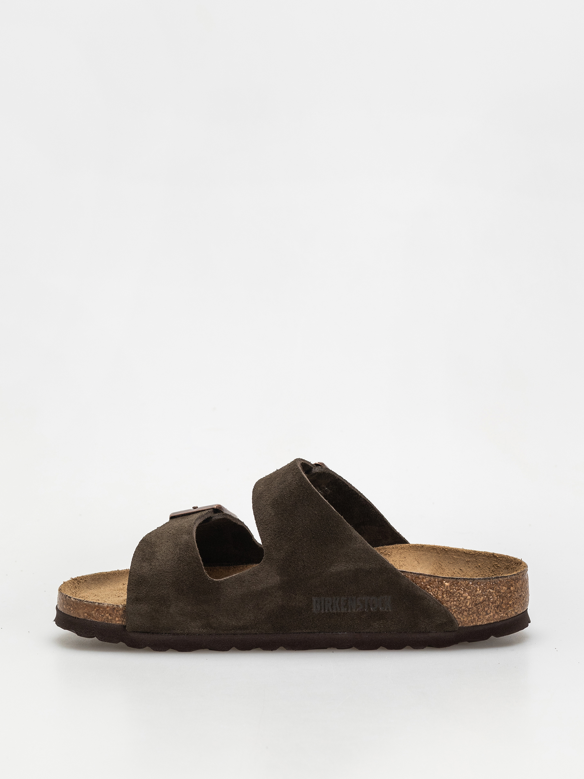 Birkenstock Arizona Suede Leather Narrow Wmn Flip-flop papucsok (mocca)