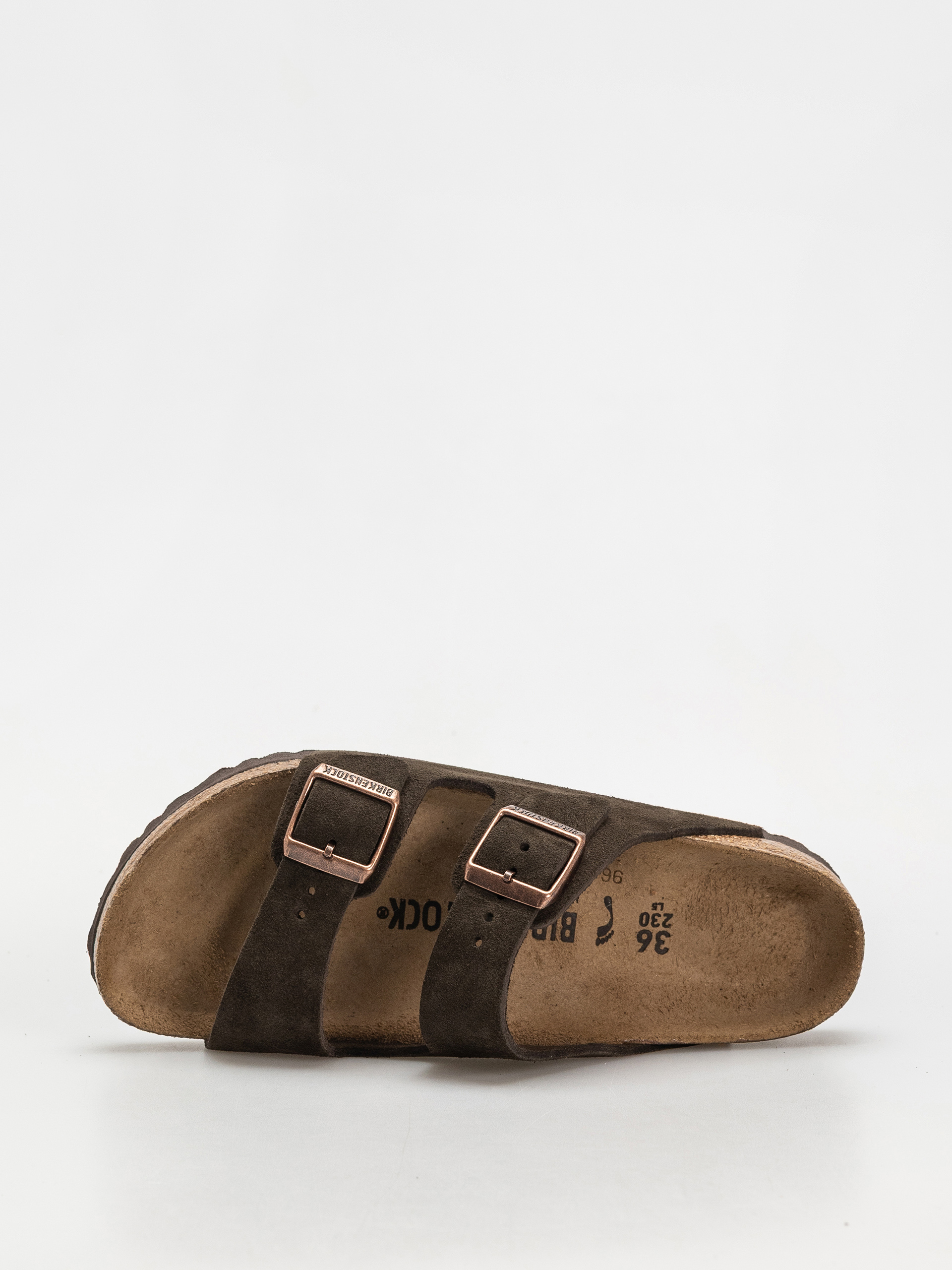 Birkenstock Arizona Suede Leather Narrow Wmn Flip-flop papucsok (mocca)
