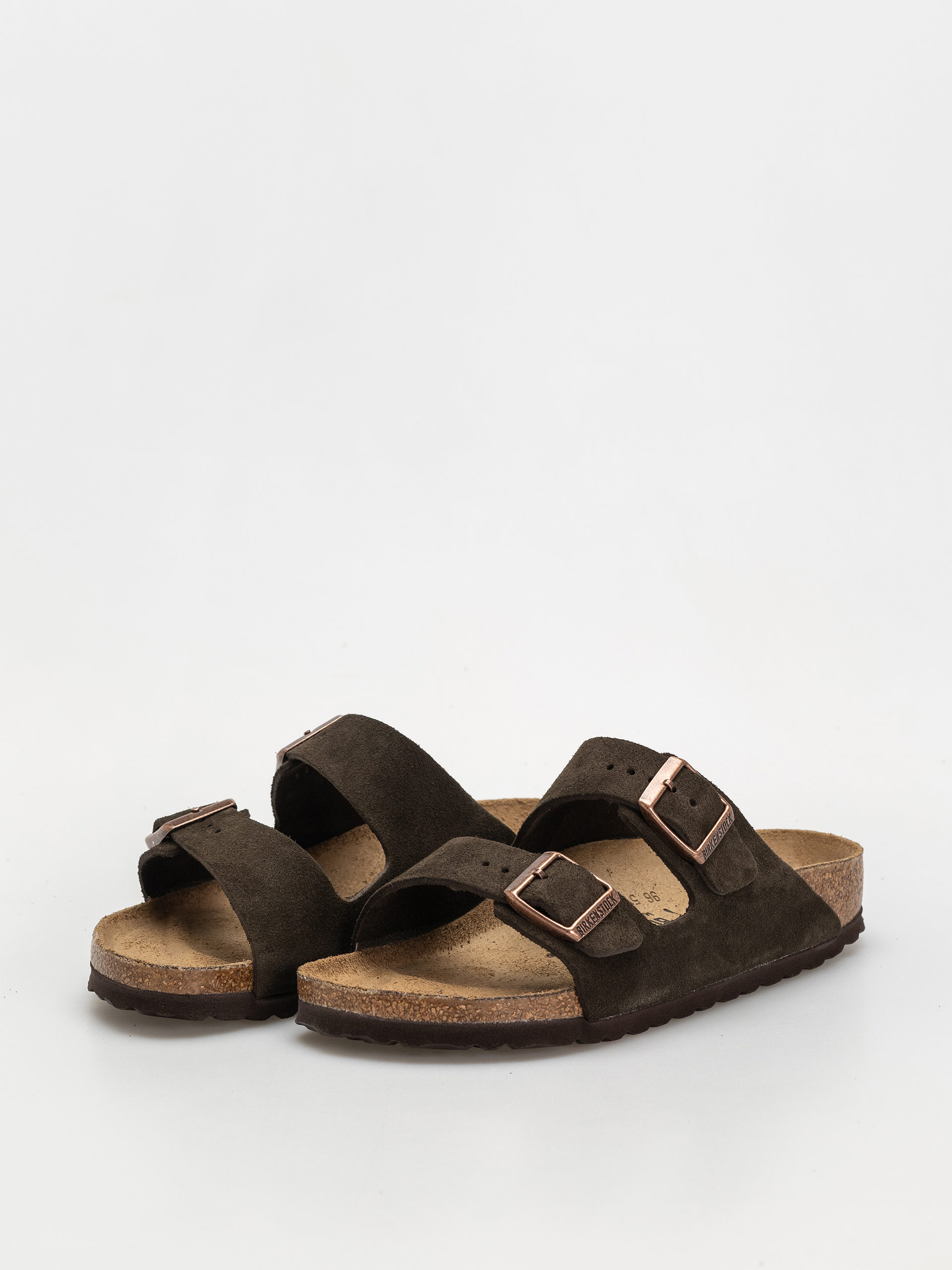 Birkenstock Arizona Suede Leather Narrow Wmn Flip-flop papucsok (mocca)
