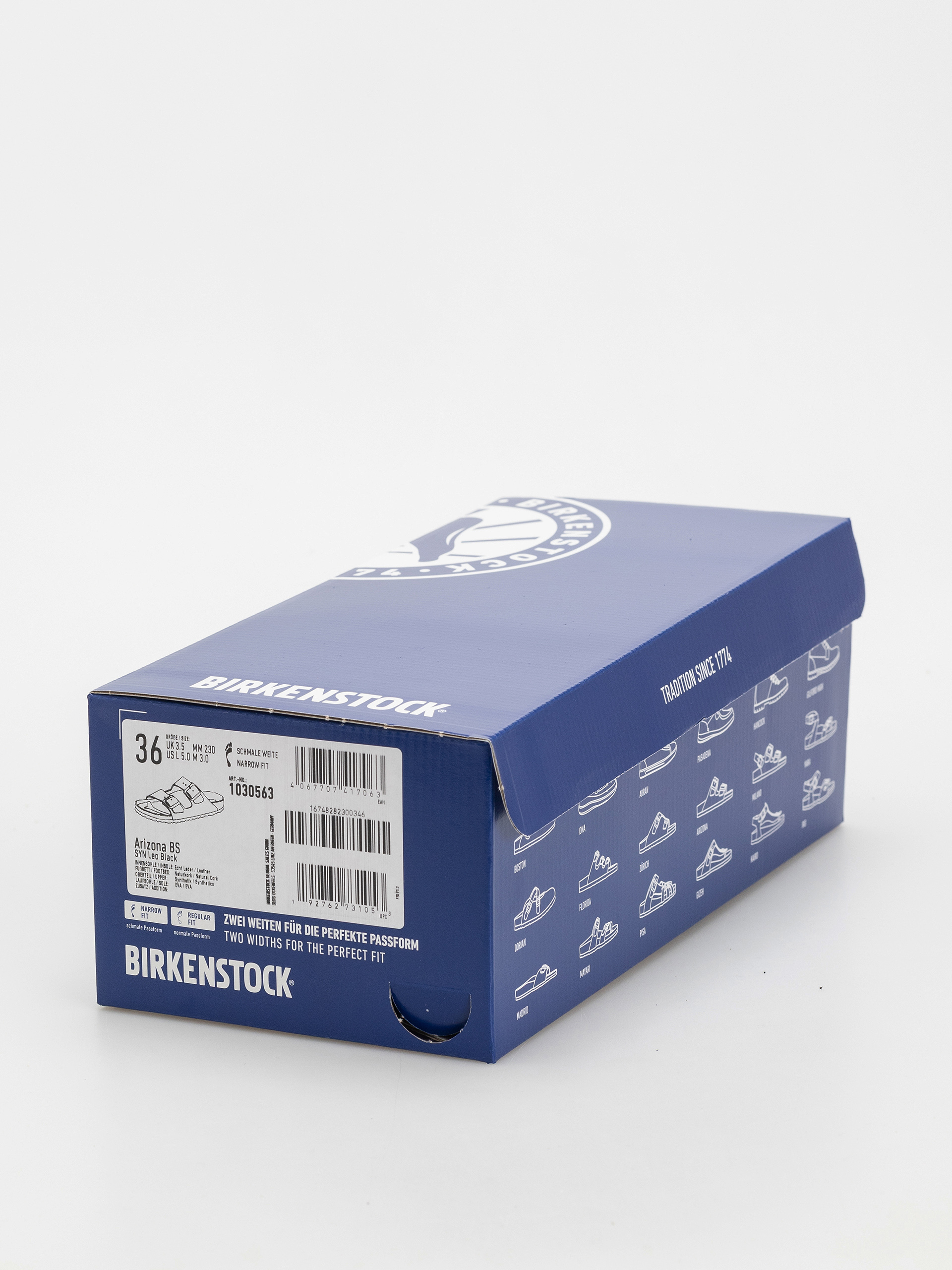 Birkenstock Arizona Synthetics Narrow Wmn Flip-flop papucsok (leo black)