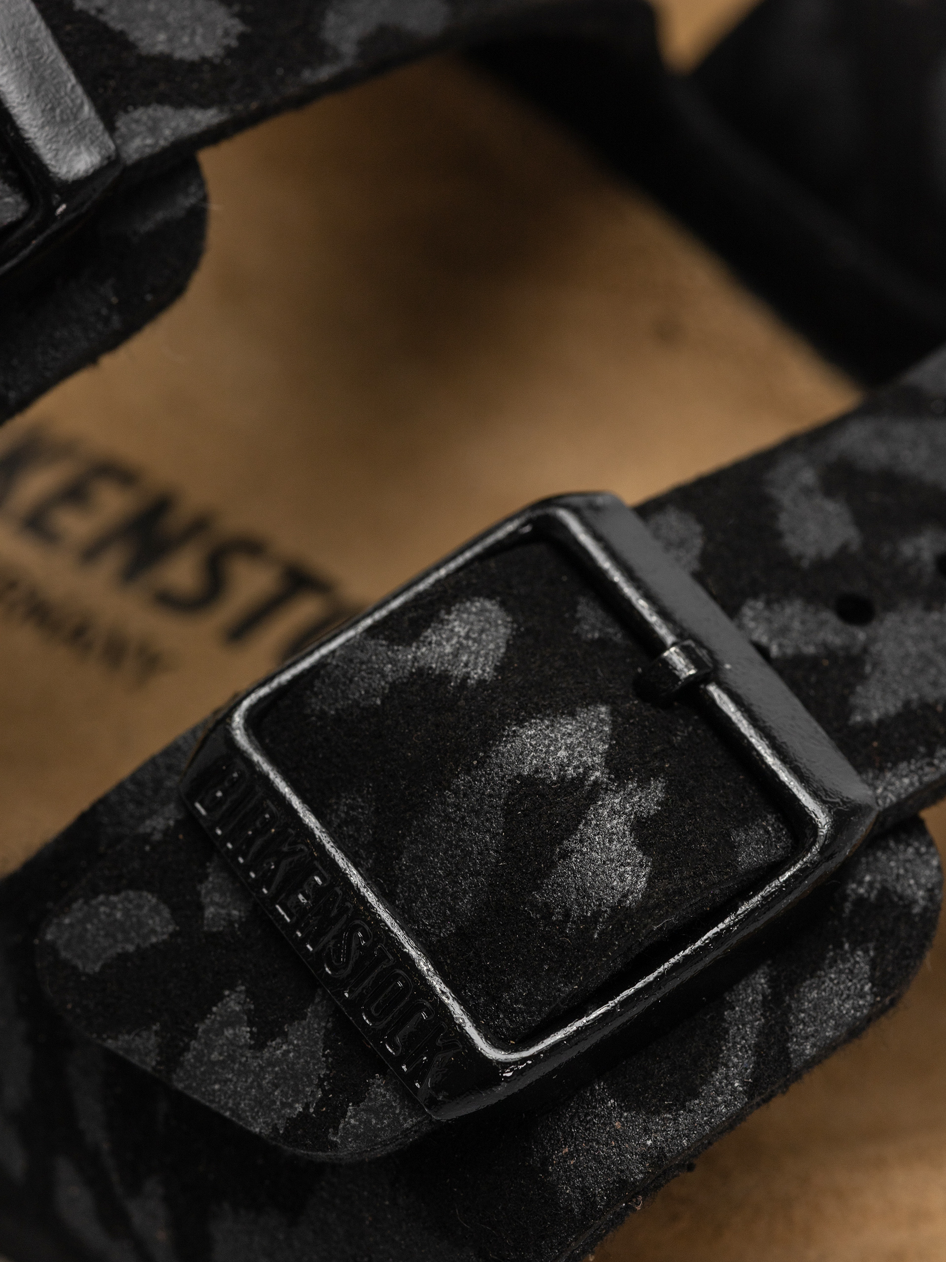 Birkenstock Arizona Synthetics Narrow Wmn Flip-flop papucsok (leo black)