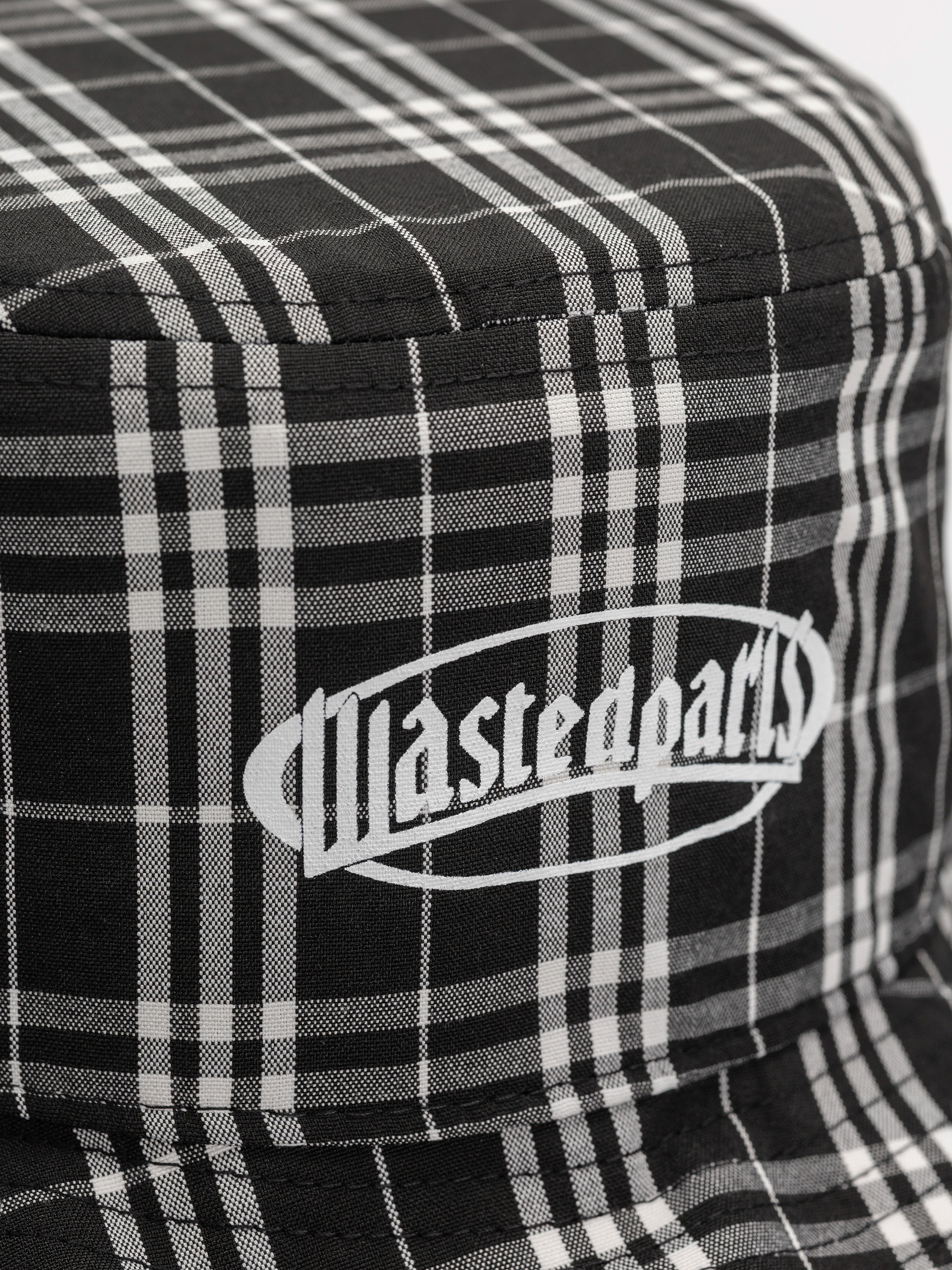 Wasted Paris Yard Tartan Safari Hat Baseball sapka (black/white)