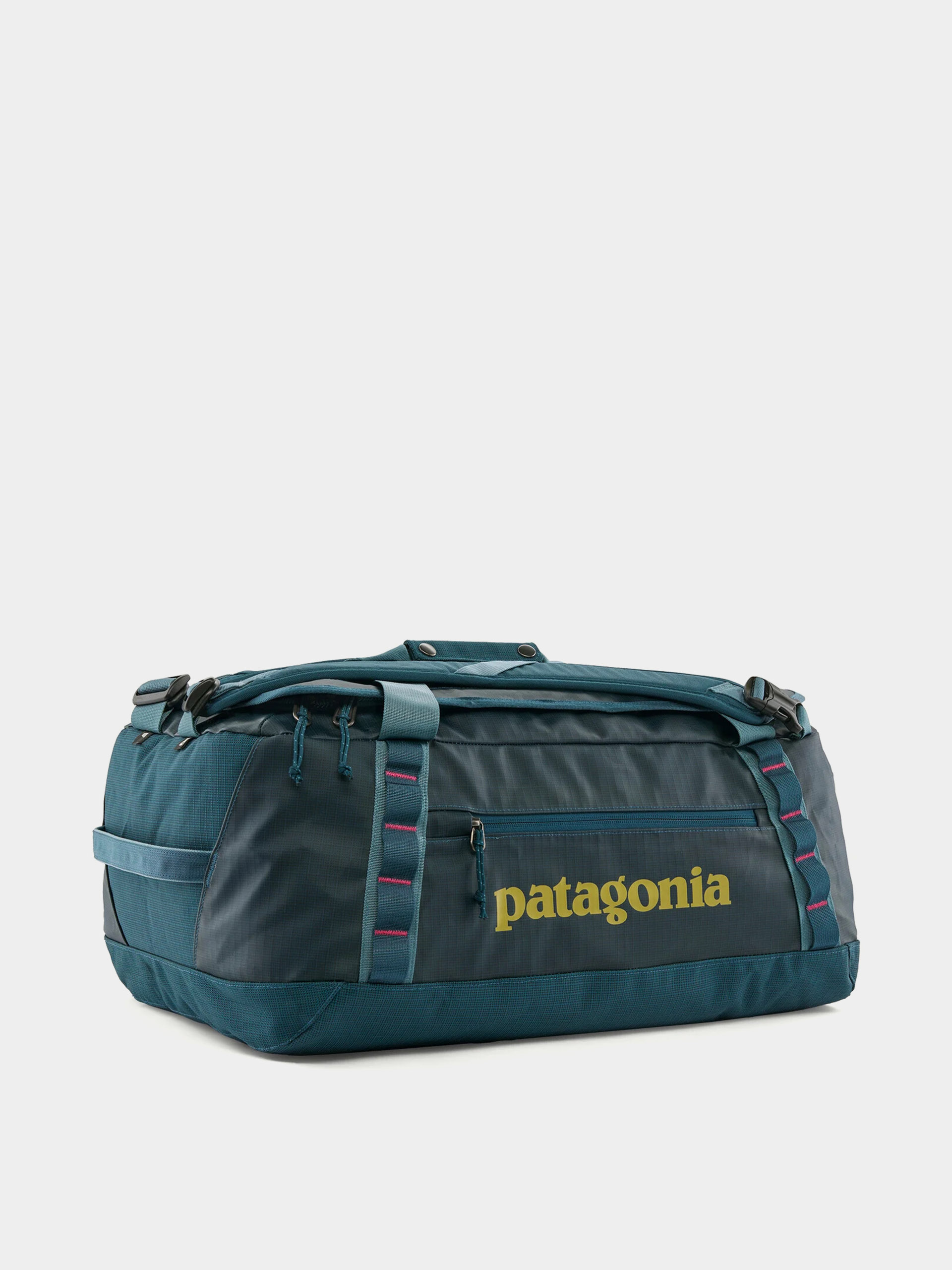 Táska Patagonia Black Hole Duffel 40L (tidal teal w/luminous pink)