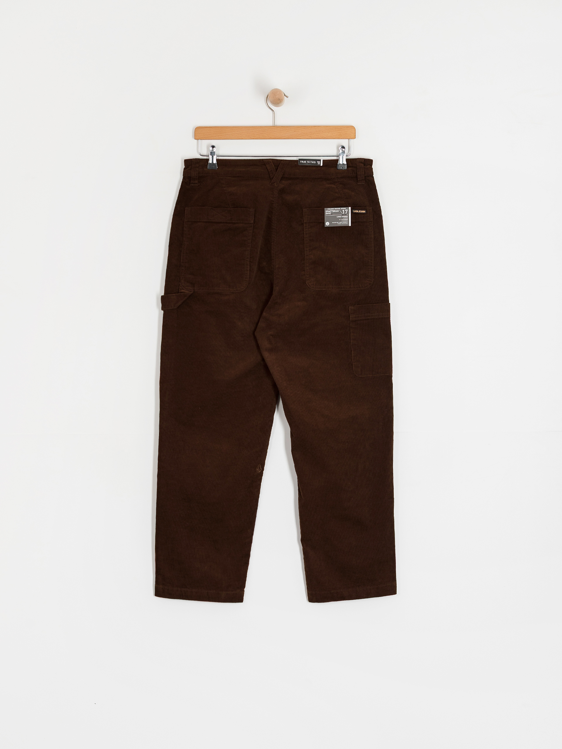 Volcom Kraftsman Cord Kisnadrág (brown stone)