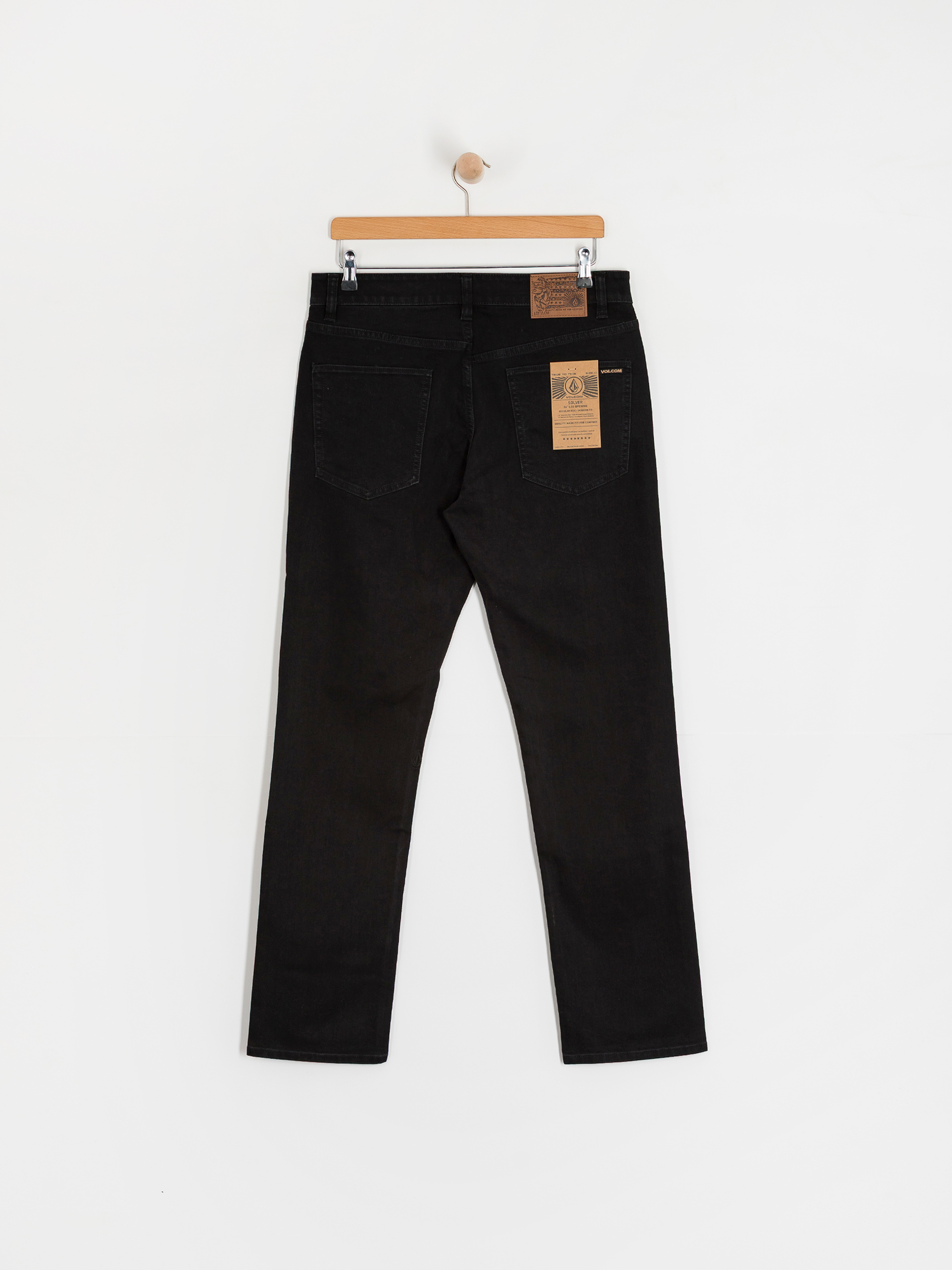 Volcom Solver Denim Kisnadrág (black out)