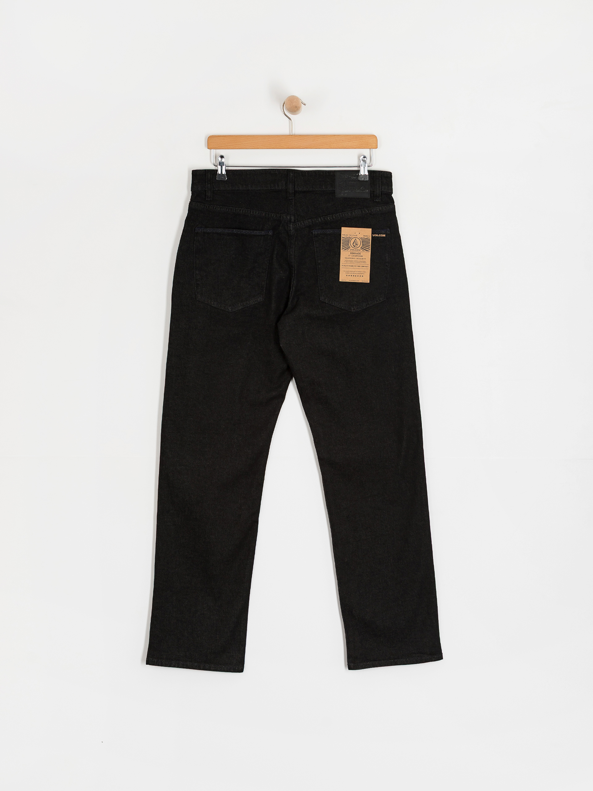 Volcom Kinkade Denim Kisnadrág (black wash)