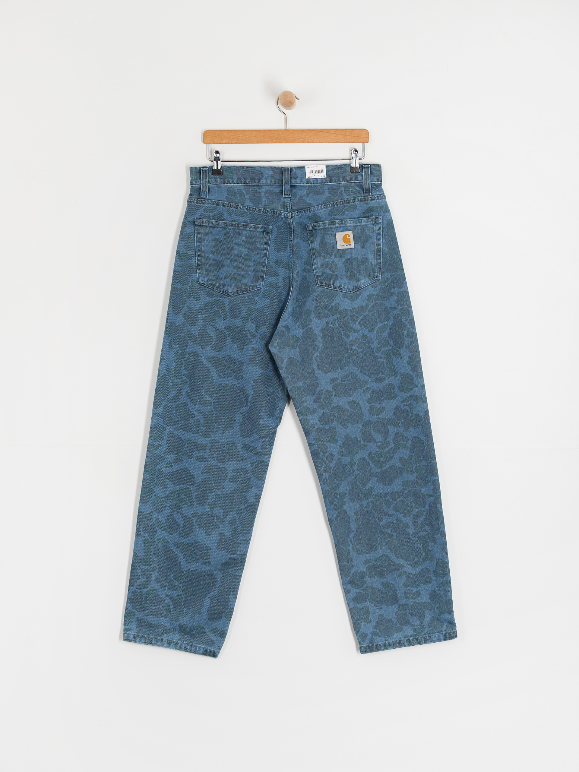 Carhartt WIP Duck Landon Kisnadrág (camo duck/blue/bleached)