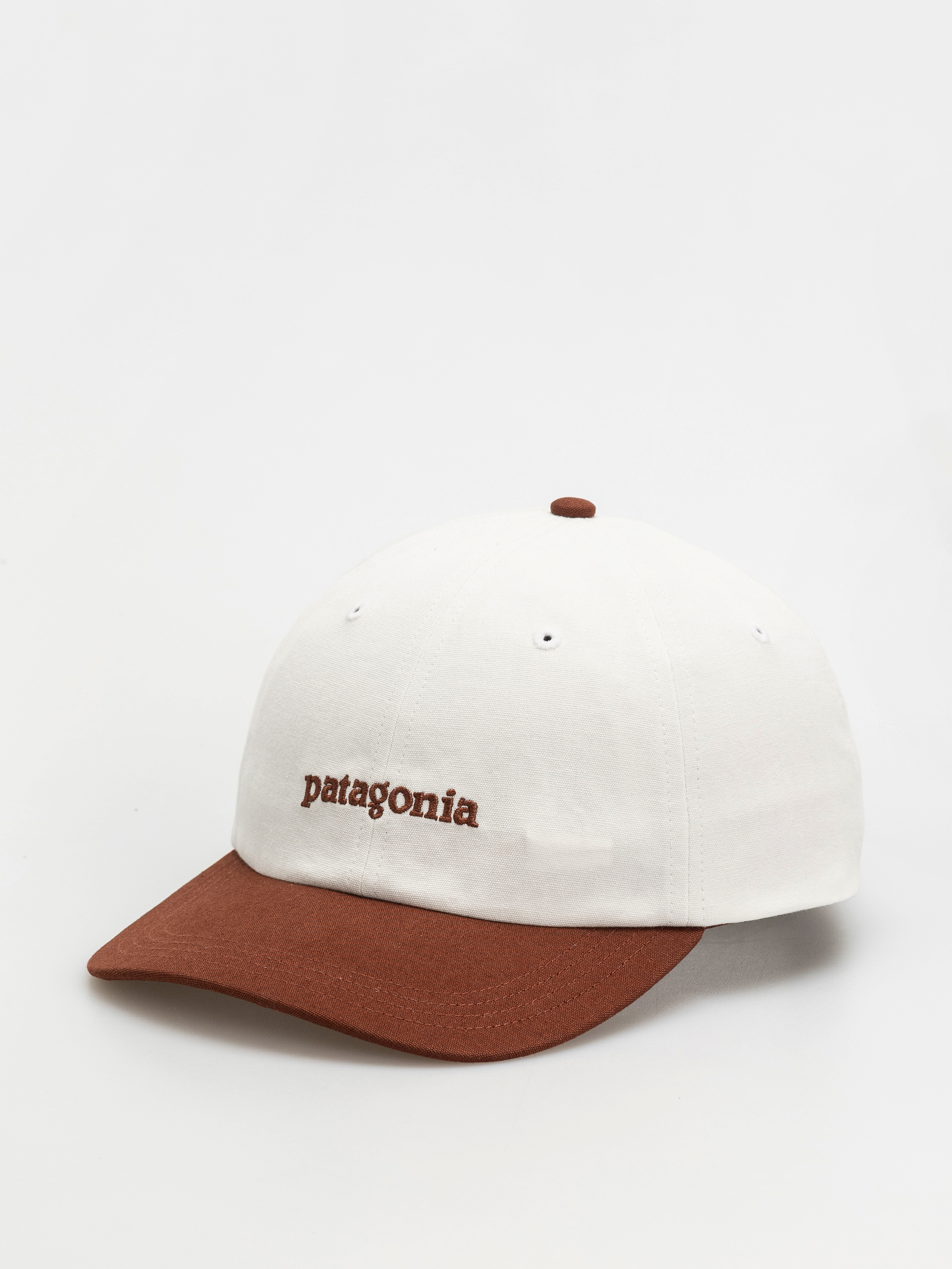 Patagonia Fitz Roy Icon Trad Baseball sapka (text logo dried vanilla)