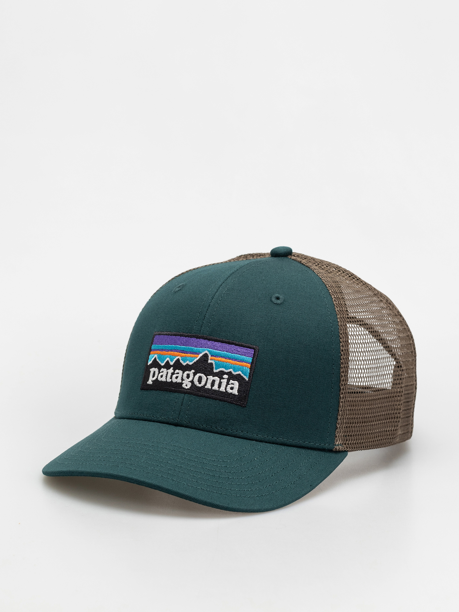 Patagonia P 6 Logo Trucker Baseball sapka (cascade green)