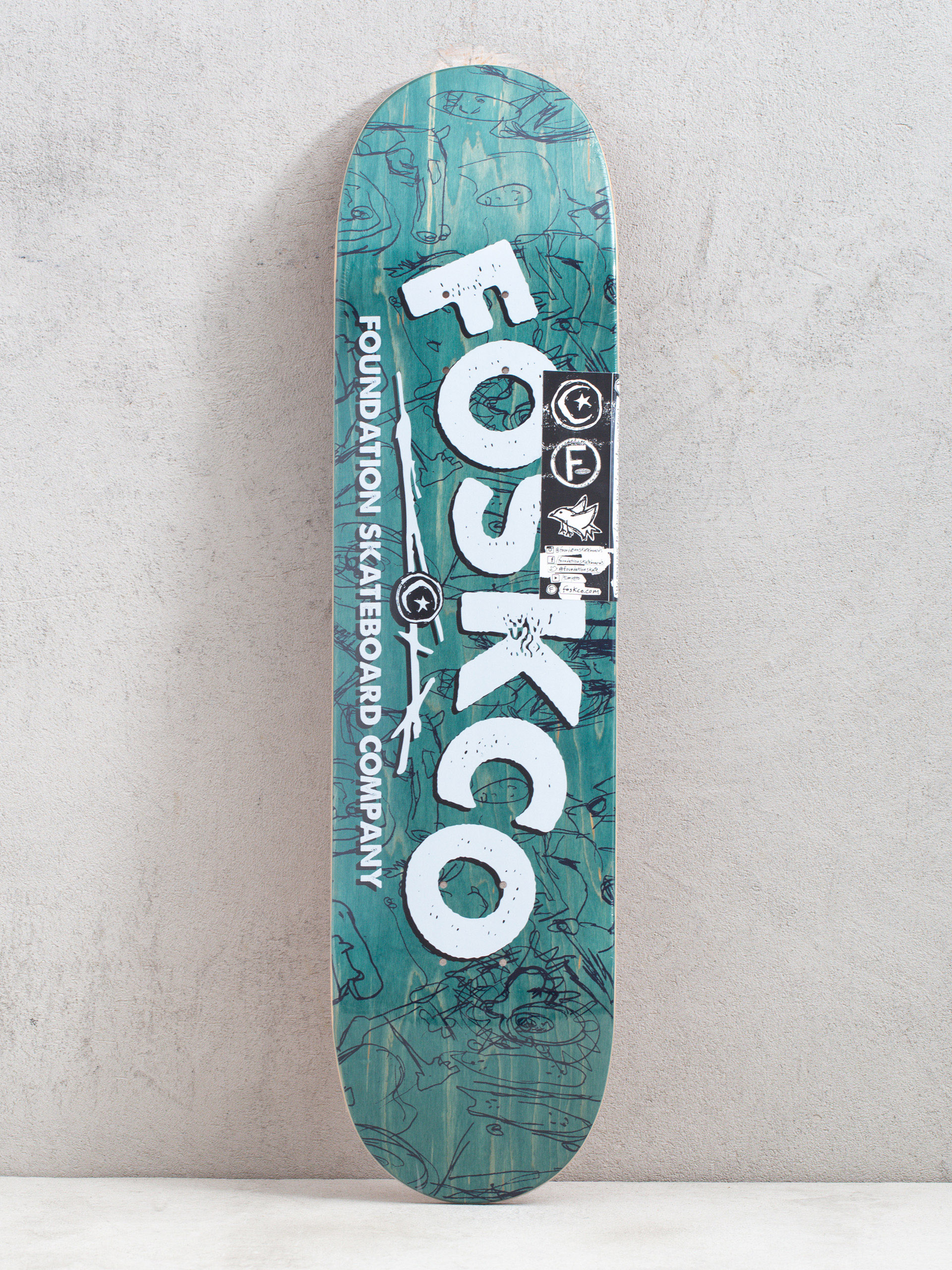 Foundation Fosko Gördeszka lap (green/white)
