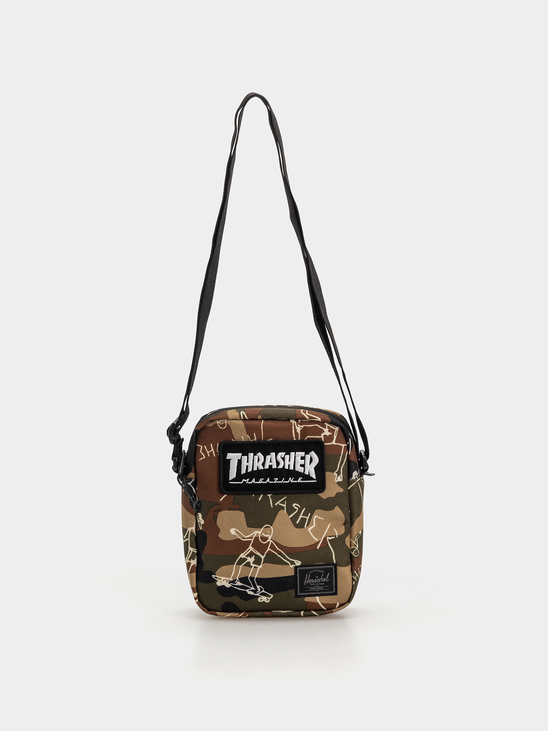 Herschel Supply Co. X Thrasher Gonz Heritage Crossbody Tu00e1ska (woodland camo)