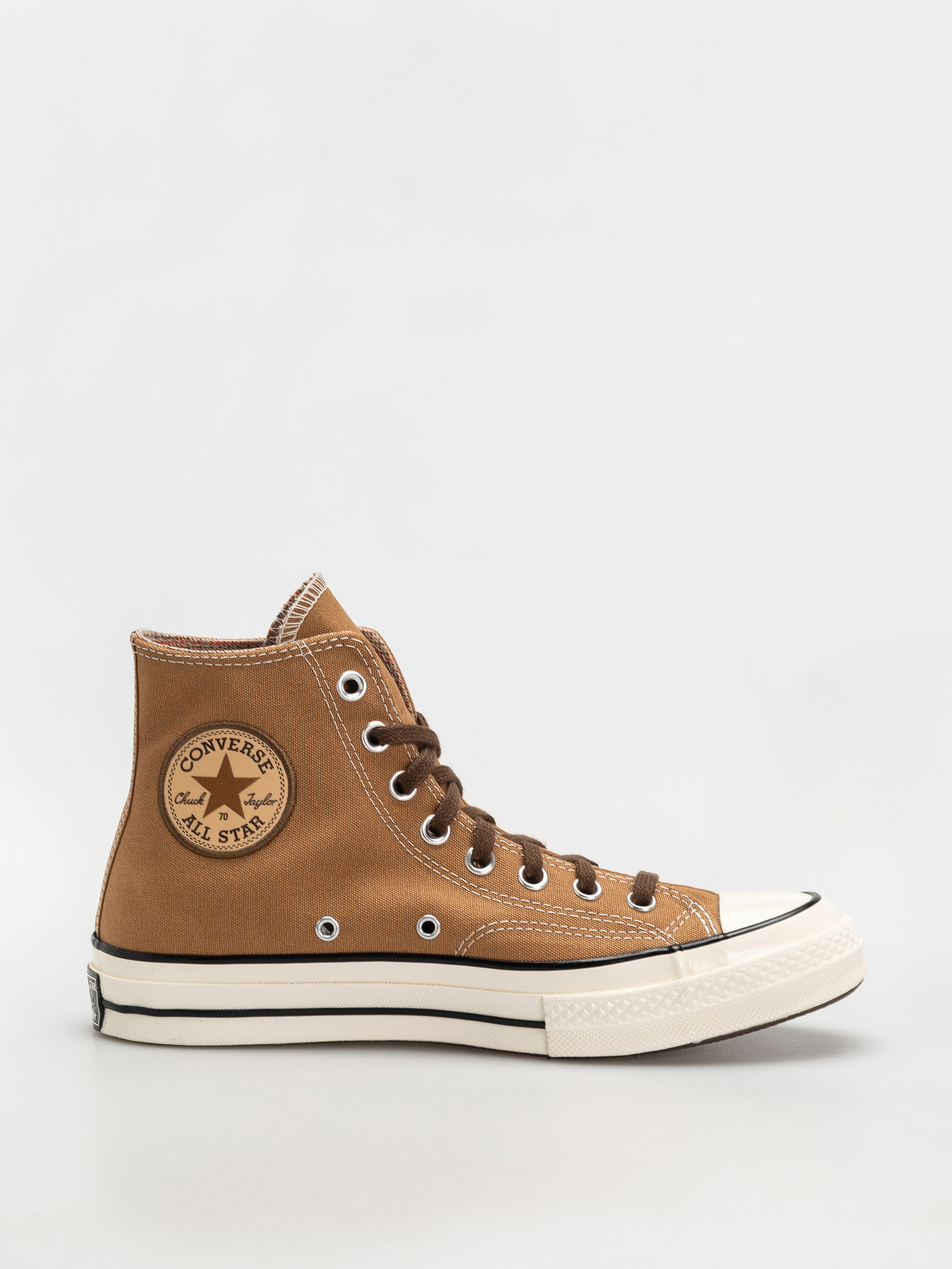 Converse Chuck 70 Hi Tornacipők (dark brown/beige)