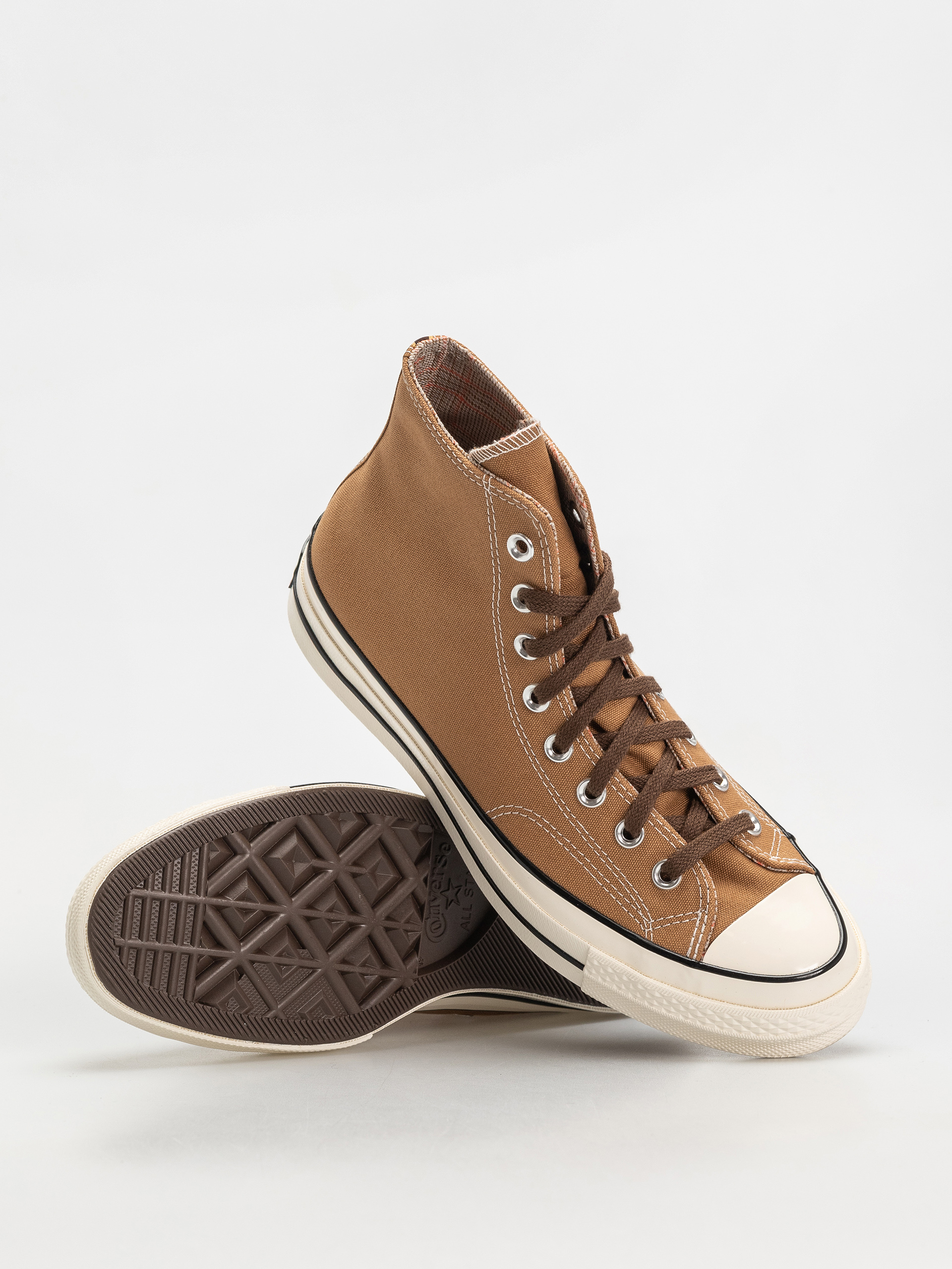 Converse Chuck 70 Hi Tornacipők (dark brown/beige)