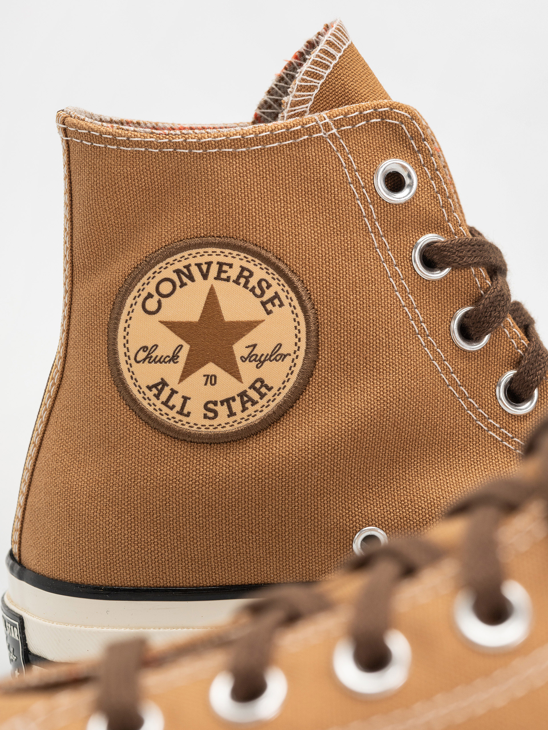 Converse Chuck 70 Hi Tornacipők (dark brown/beige)
