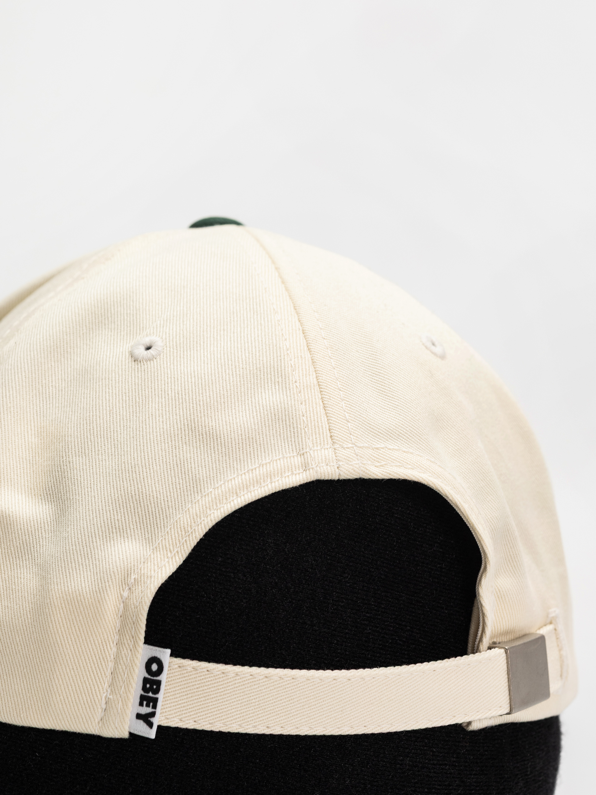 OBEY Obey Studios 5 Panel Strapback Baseball sapka (unbleached multi)