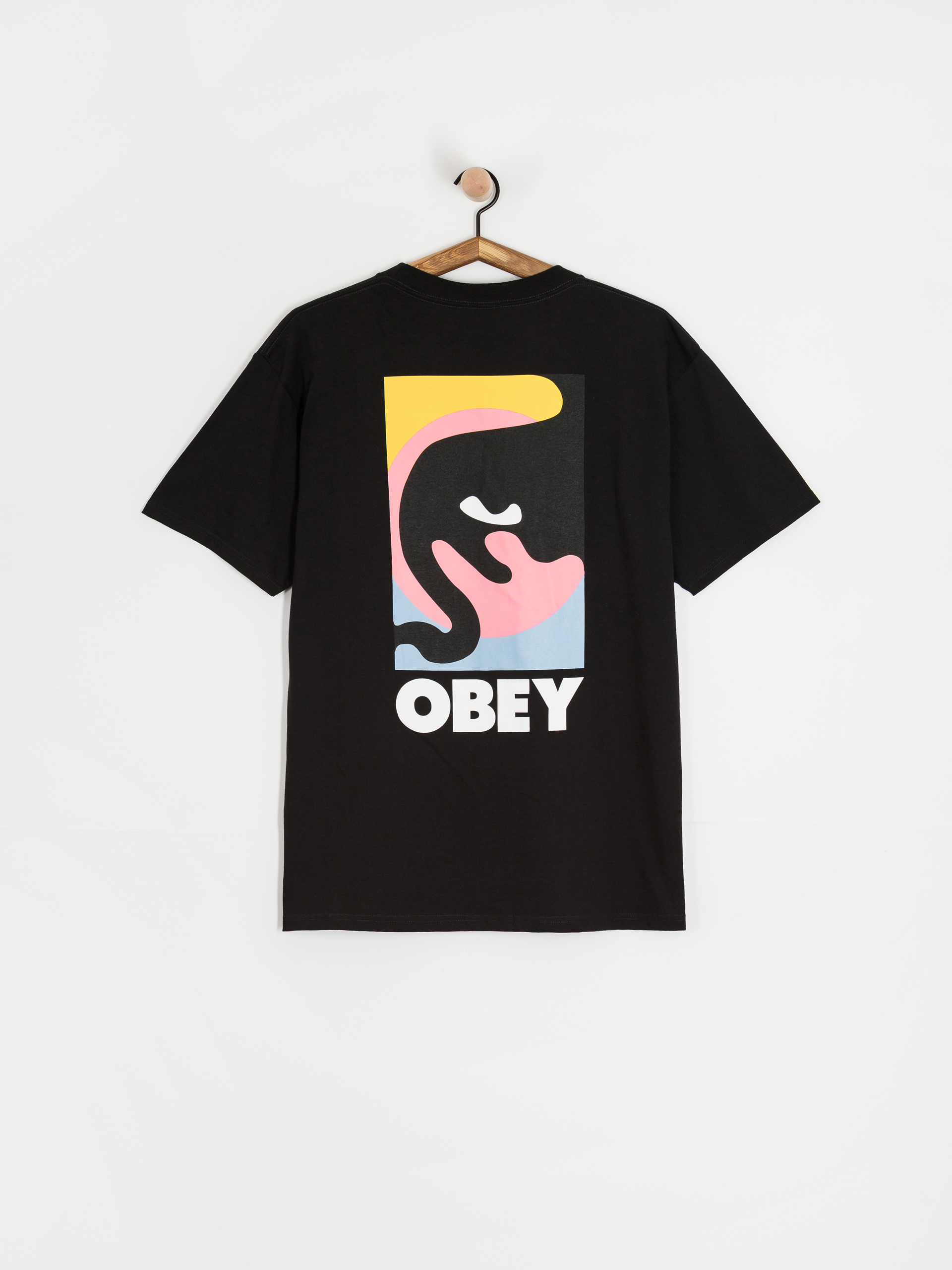 OBEY Obey Quarter Icon Pu00f3lu00f3 (black)