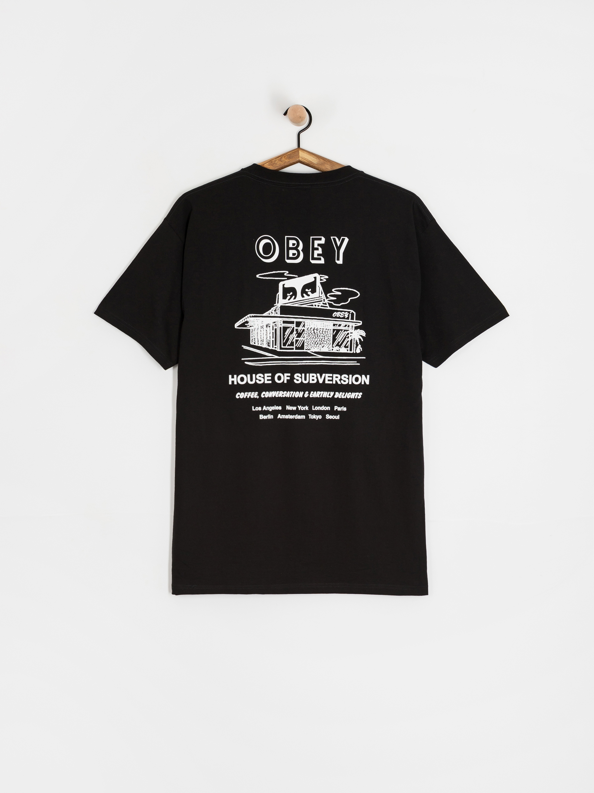 OBEY Obey House Of Subversion Póló (black)