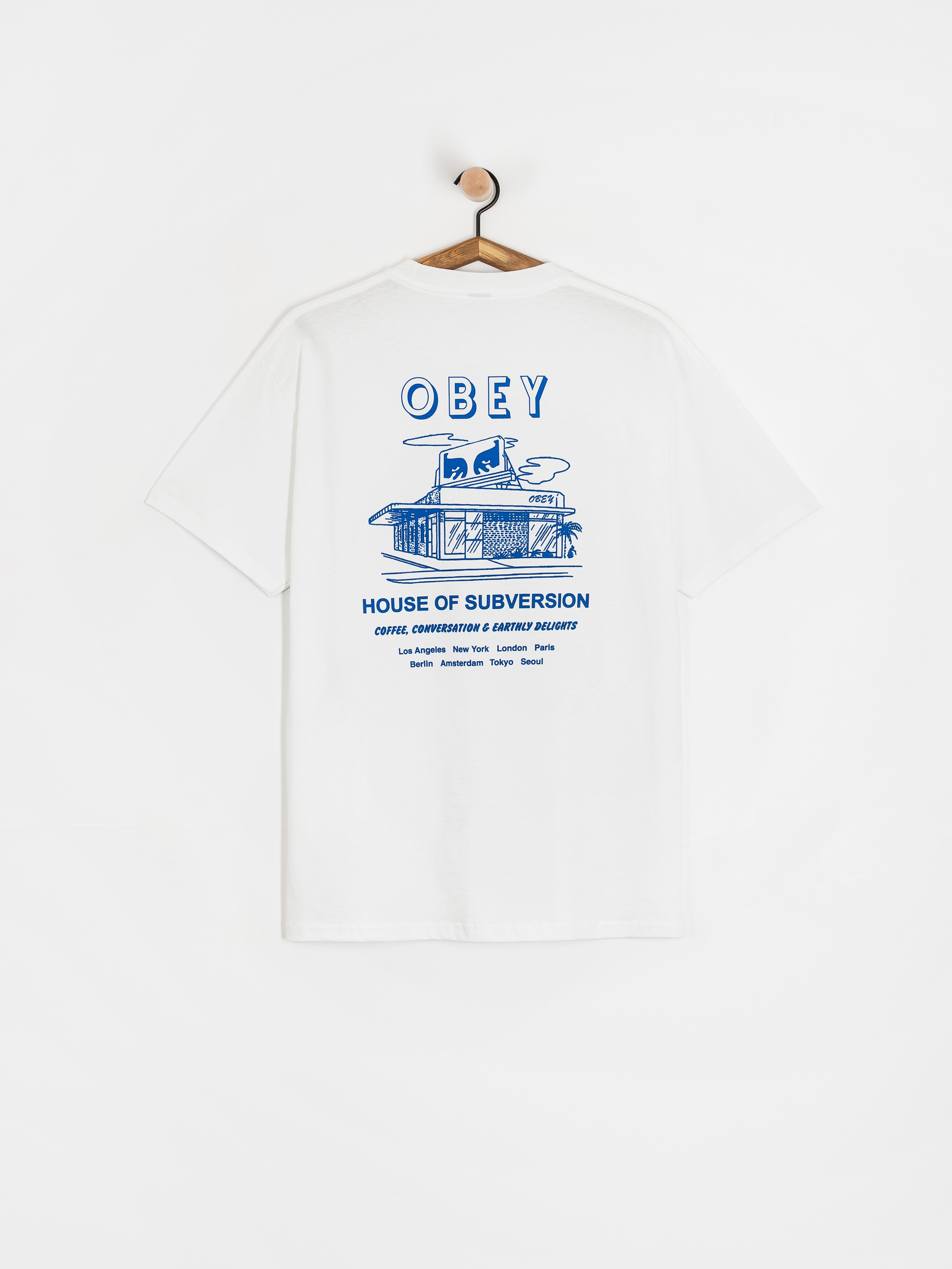 OBEY Obey House Of Subversion Póló (white)