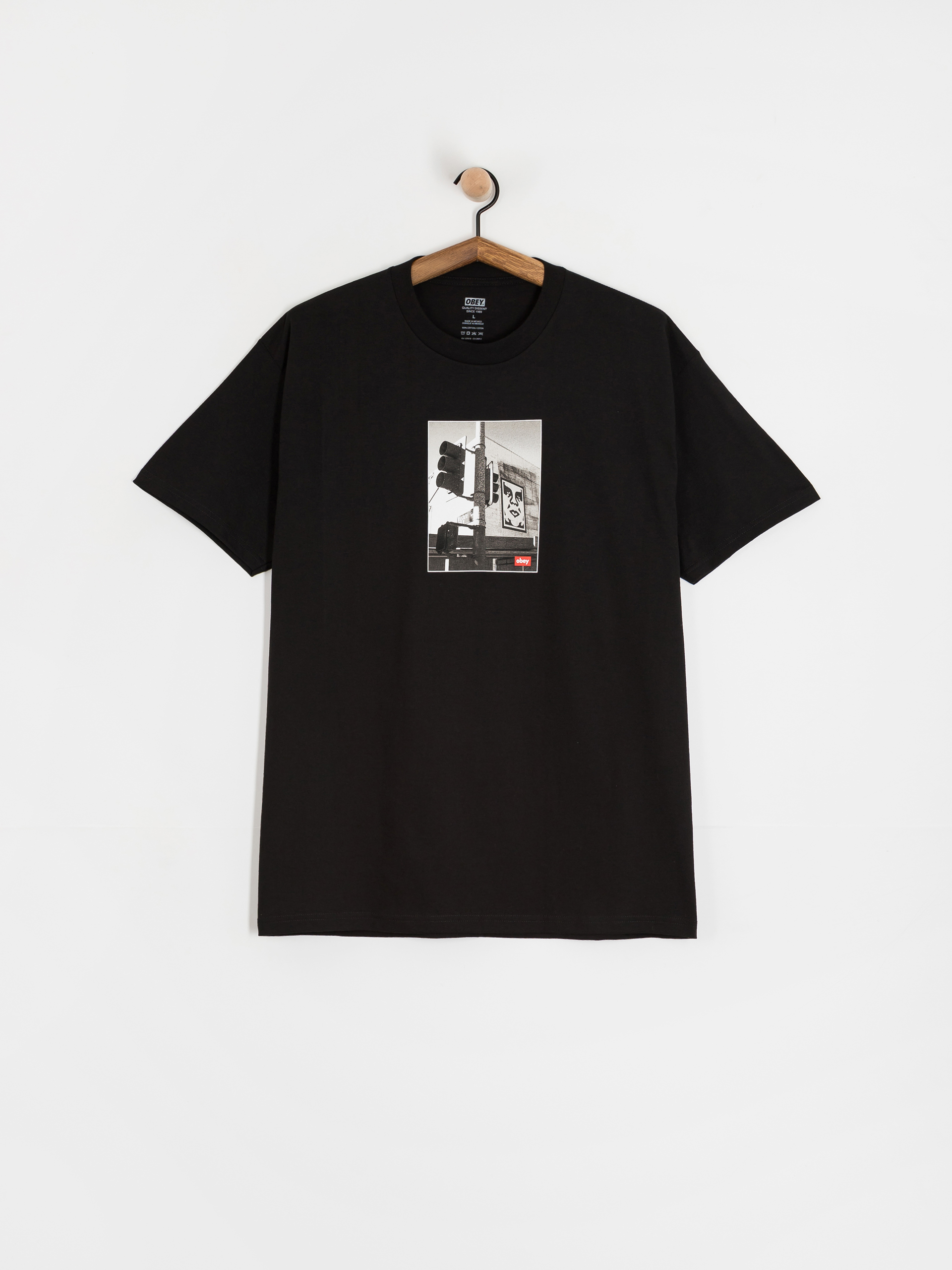 OBEY Obey Los Angeles Photo Pu00f3lu00f3 (black)