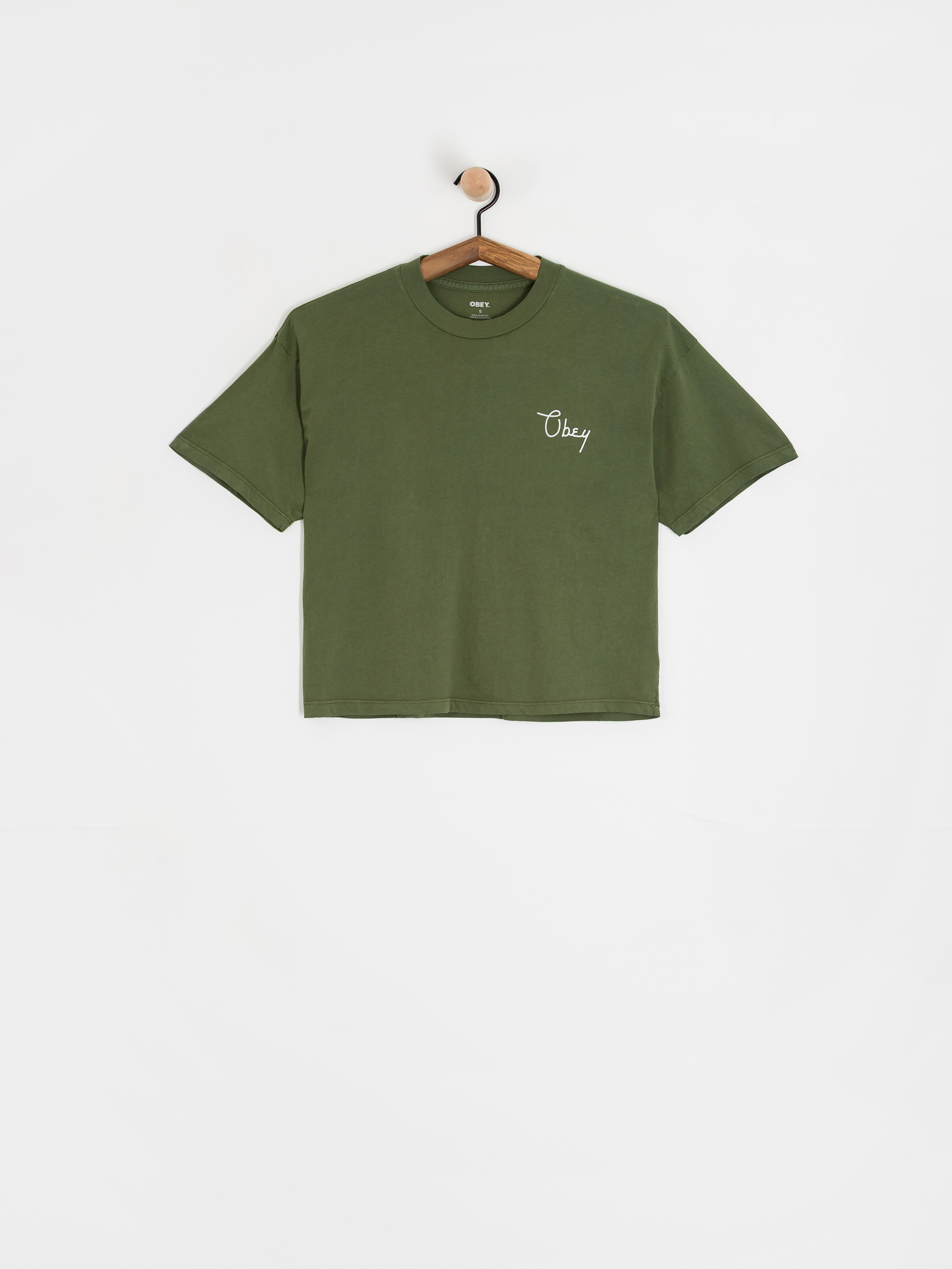 OBEY Obey Scripty Cities Wmn Póló (bronze green)