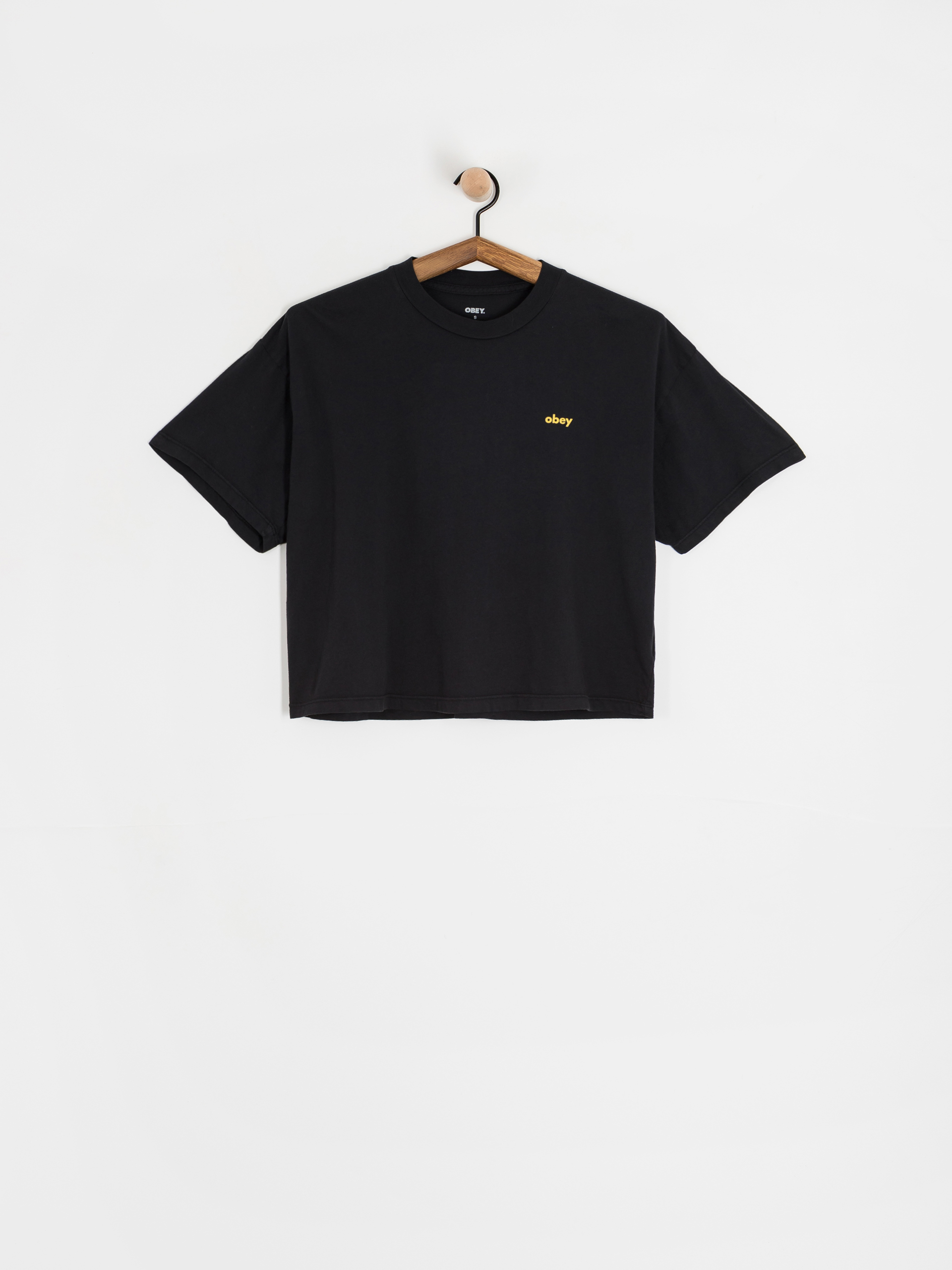 OBEY Obey Listen To The Best Wmn Póló (digital black)