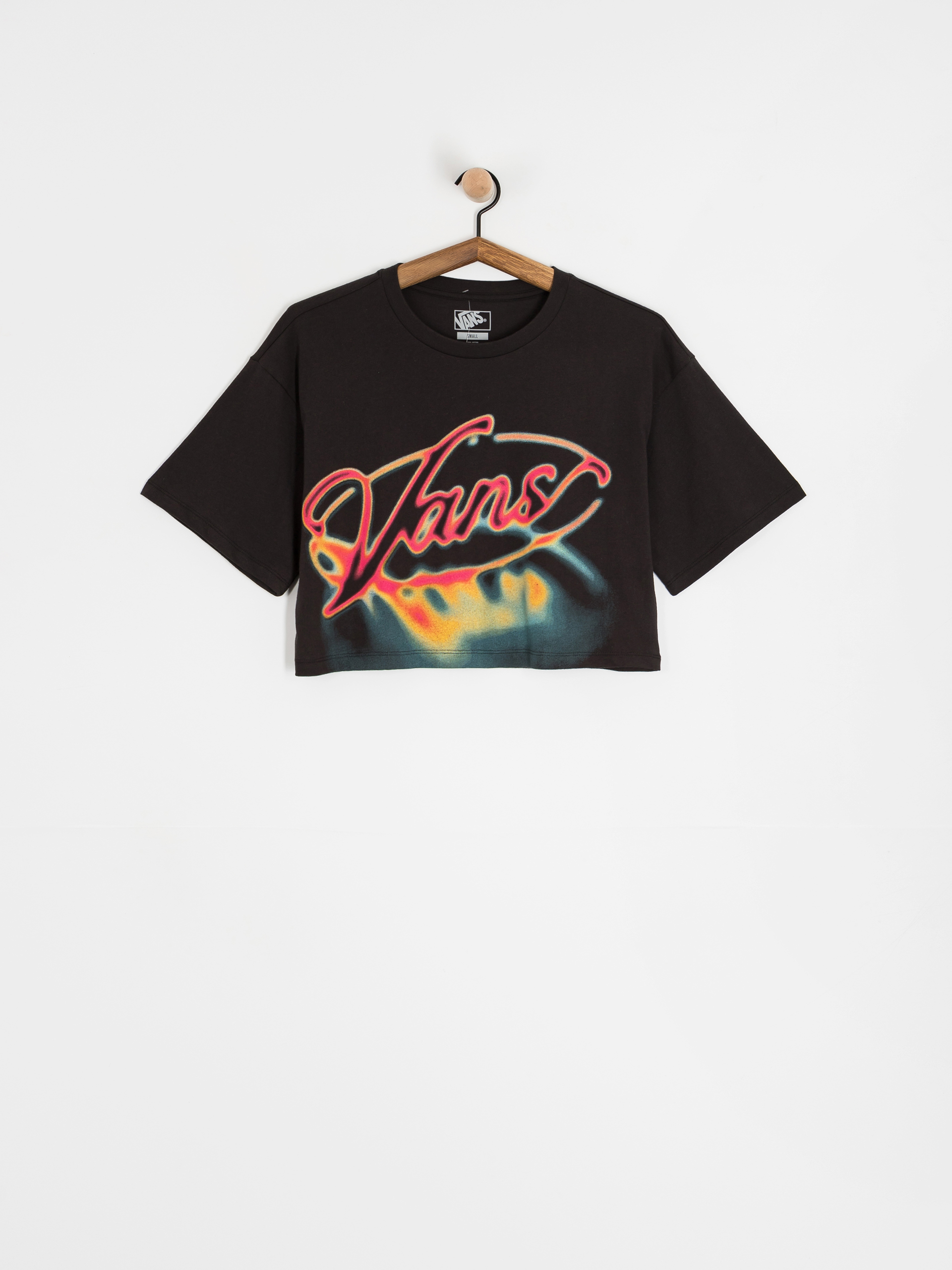 Vans Afterburn Relaxed Crop Wmn Póló (black)