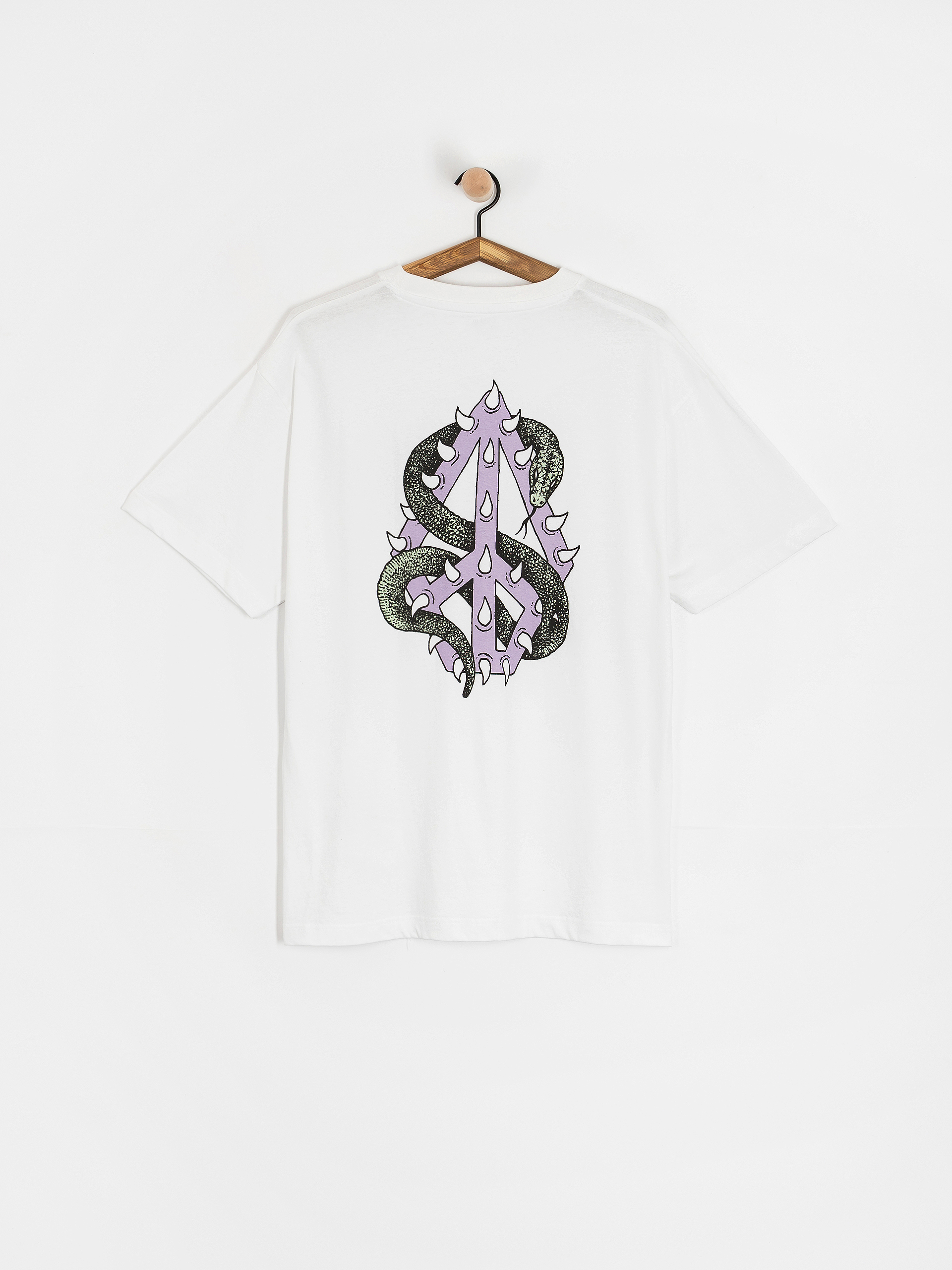 Volcom Snake Peace Lse Póló (white)