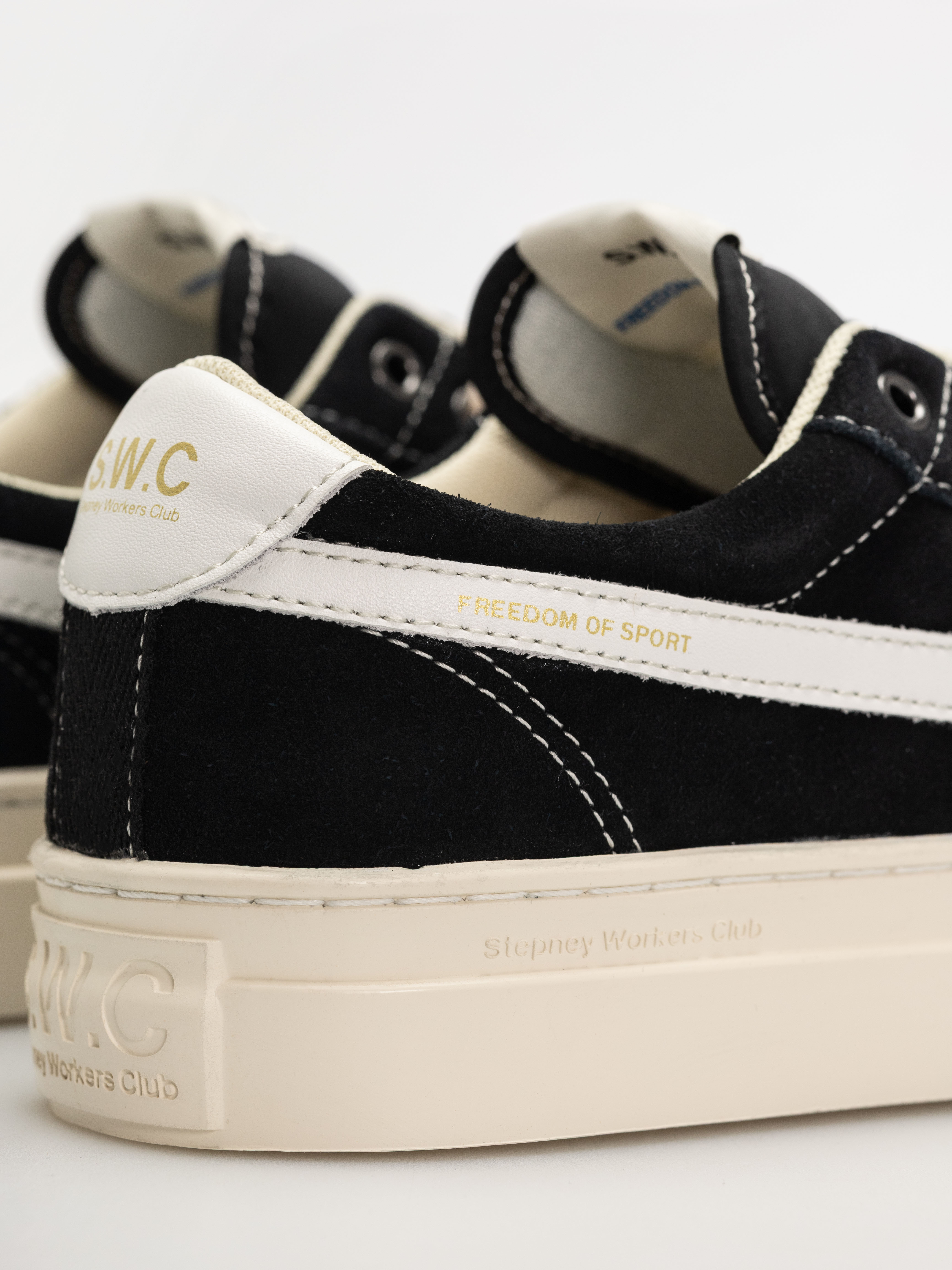 Stepney Workers Club Dellow S-Strike Cipők (suede black/white)