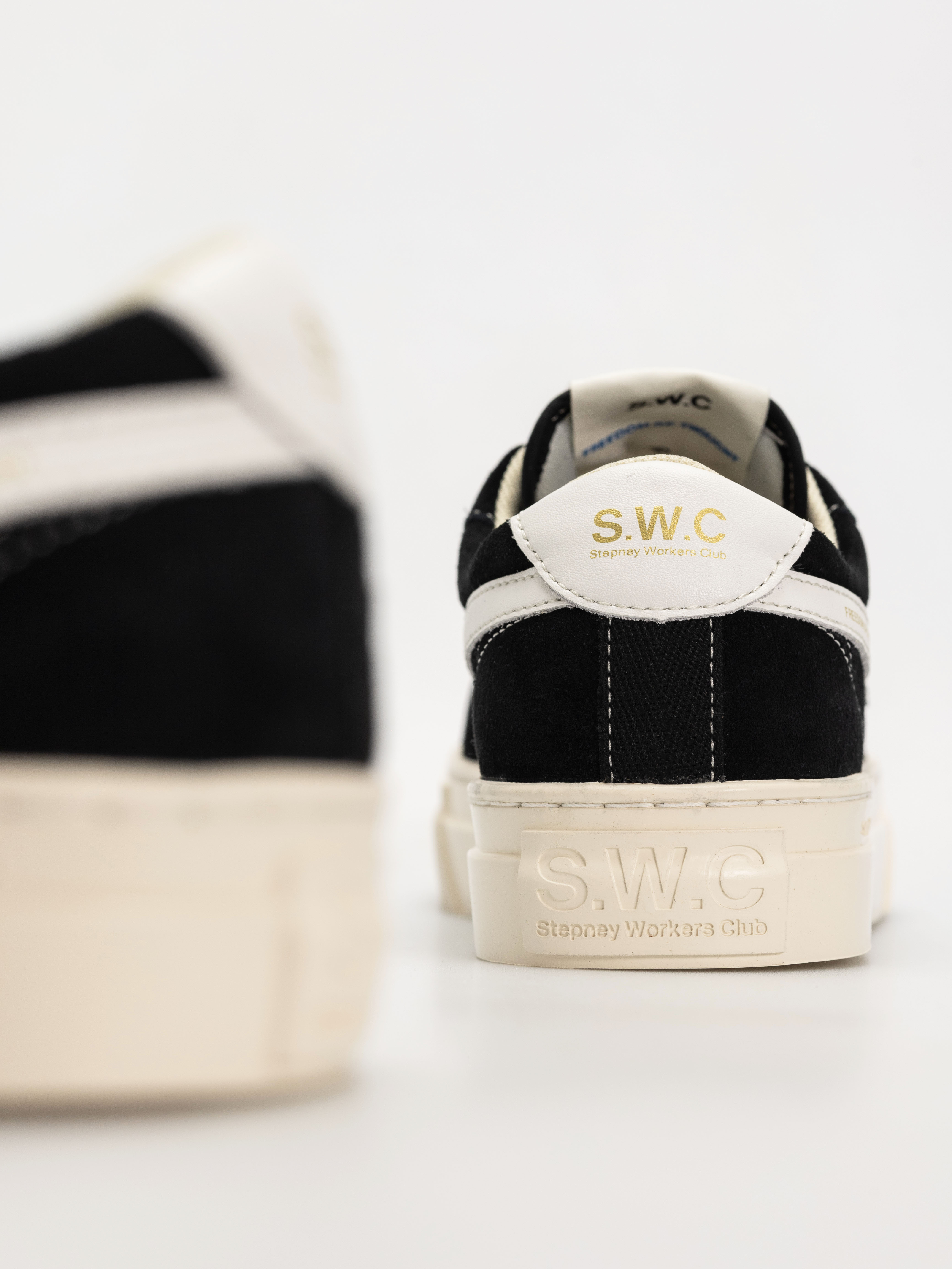 Stepney Workers Club Dellow S-Strike Cipők (suede black/white)