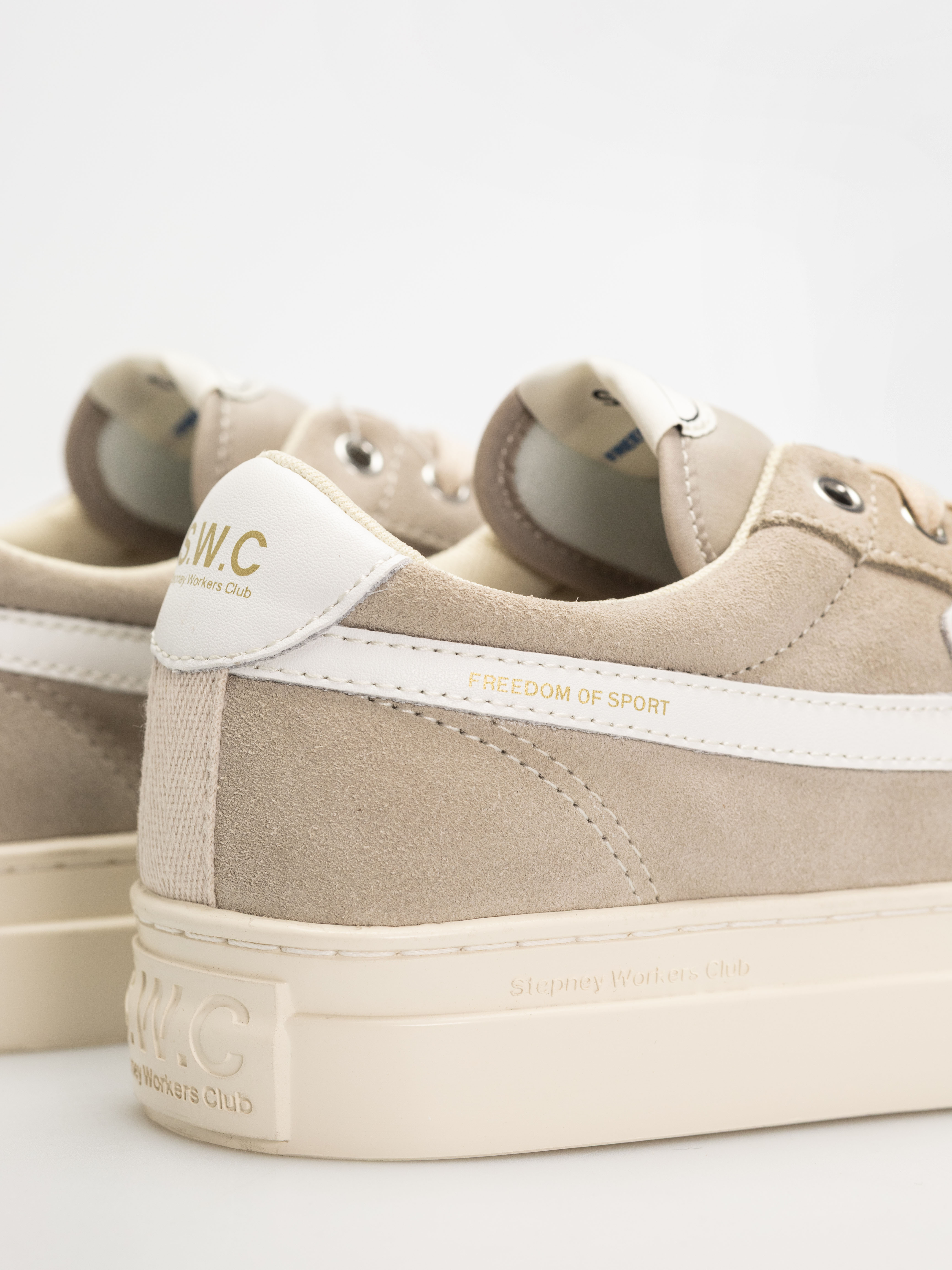 Stepney Workers Club Dellow S-Strike Cipők (suede lt grey/white)