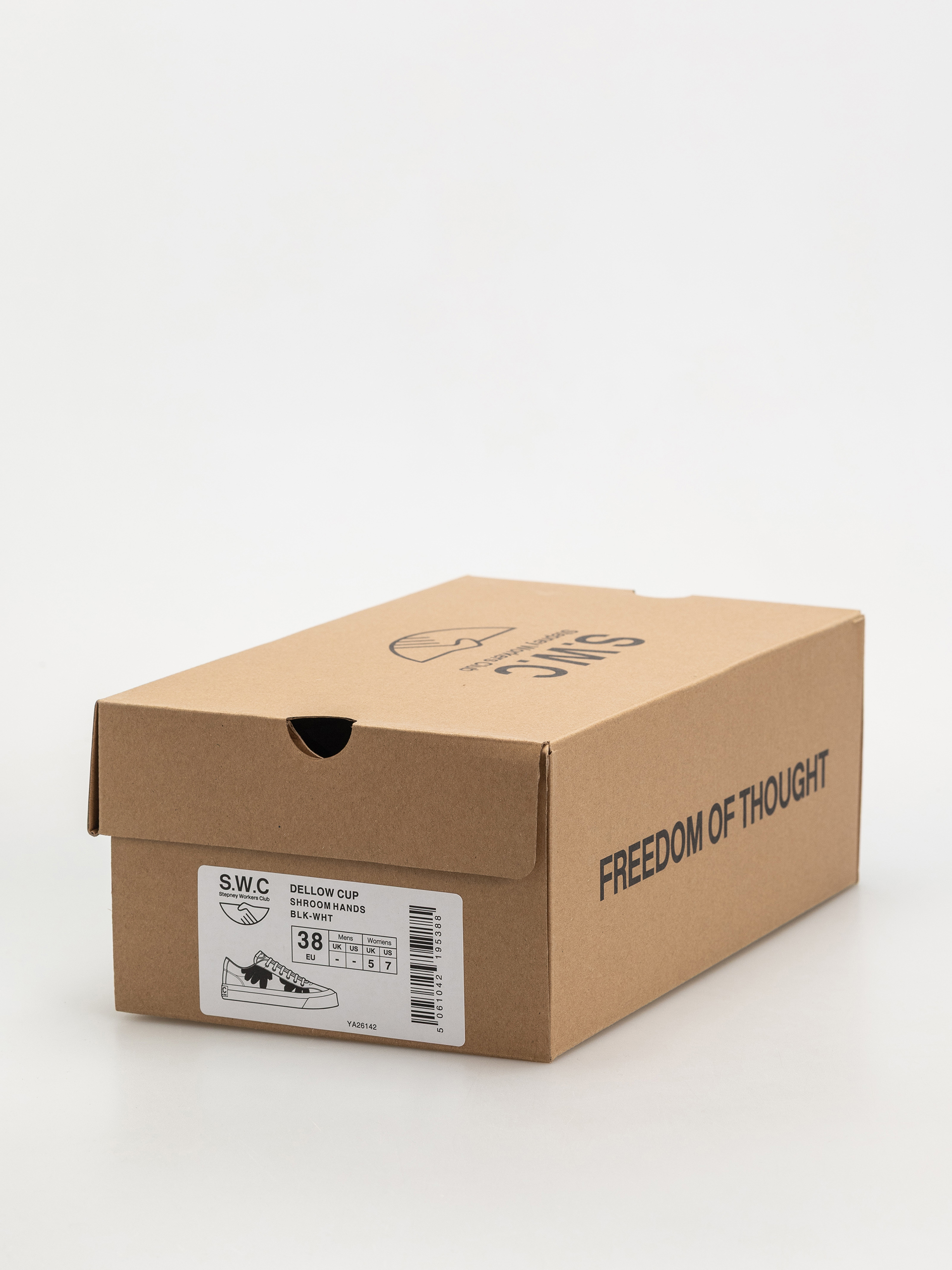 Stepney Workers Club Dellow Cipők (shroomhands canvas black/white)