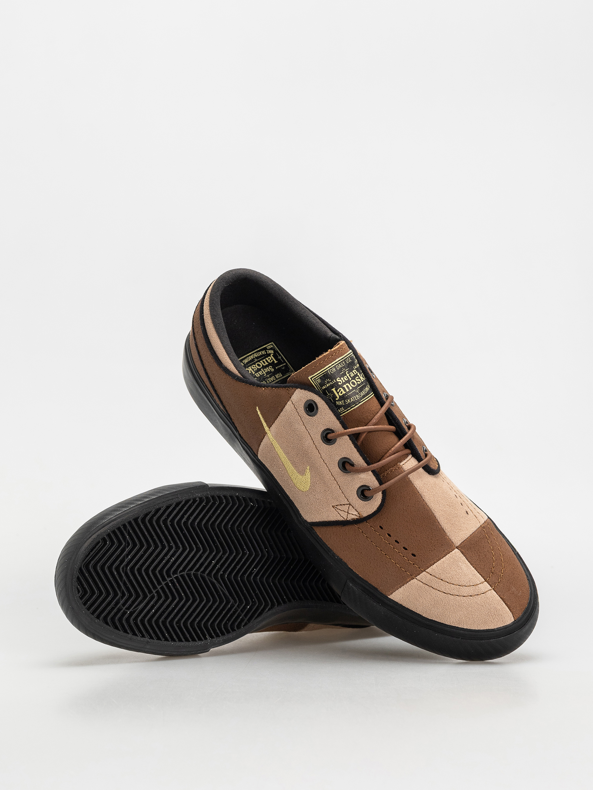 Nike SB Zoom Janoski Og+ Prm Cipők (lt british tan/saturn gold hemp black)