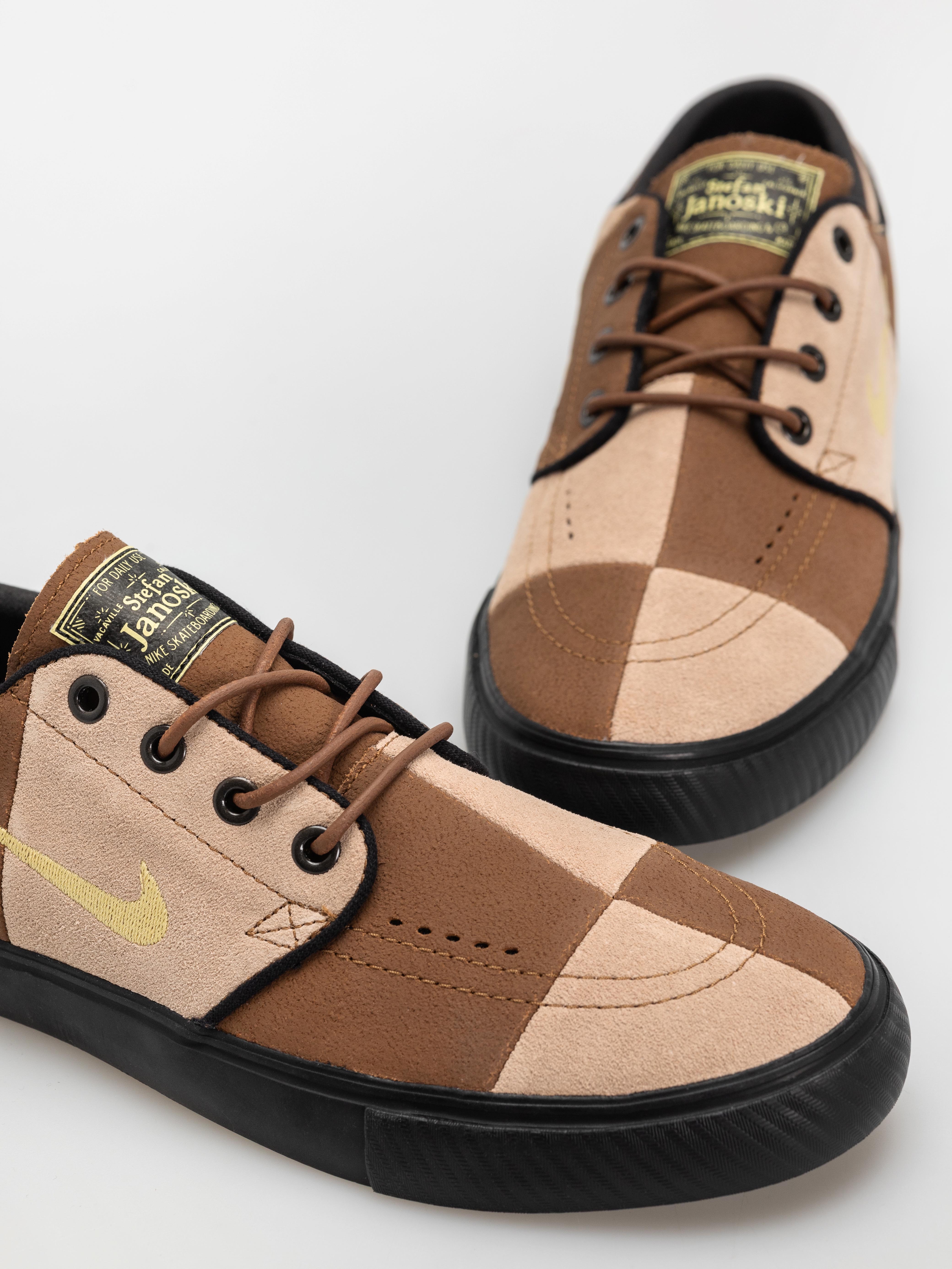 Nike SB Zoom Janoski Og+ Prm Cipők (lt british tan/saturn gold hemp black)