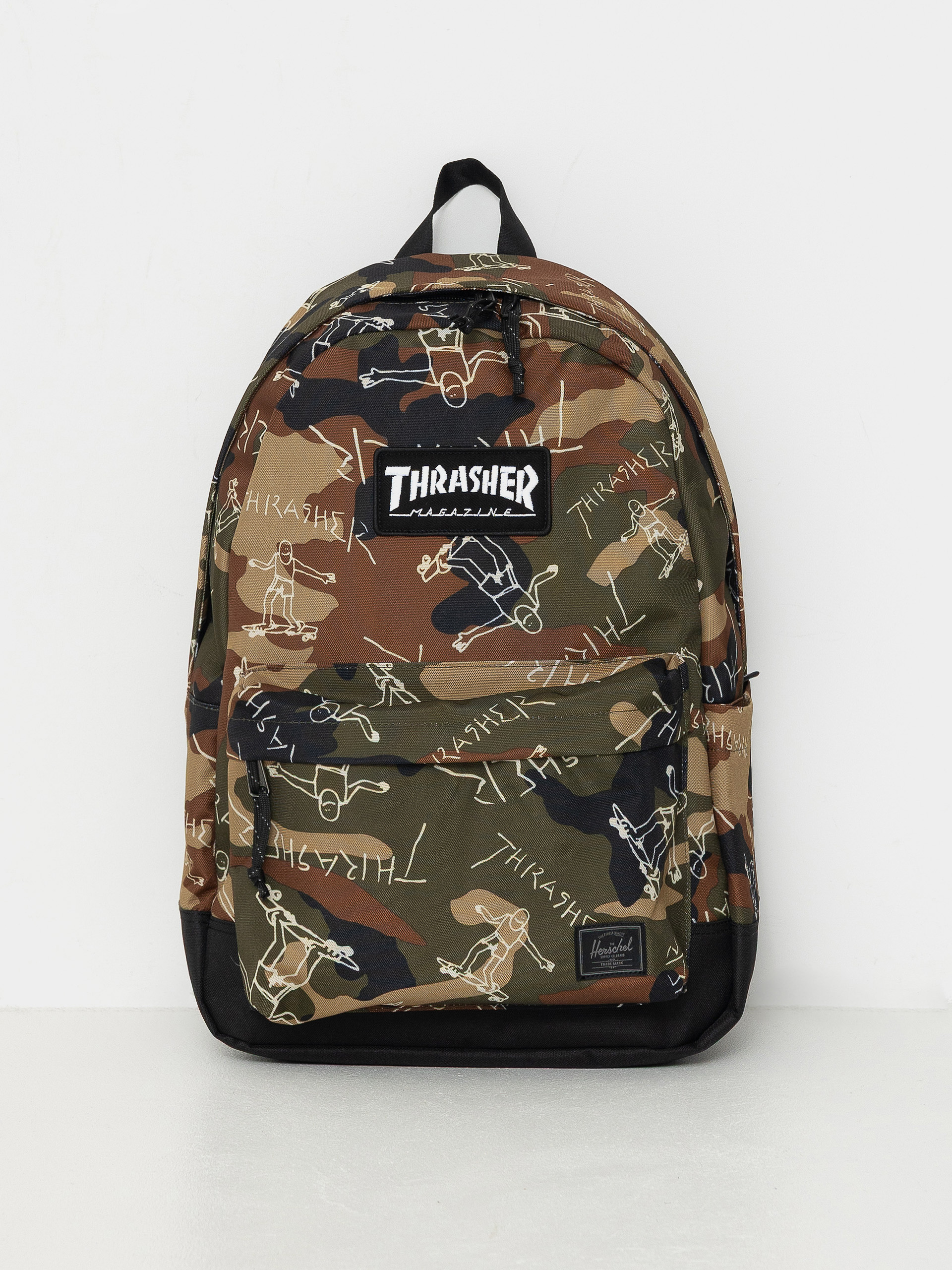 Herschel Supply Co. X Thrasher Gonz Classic XL Hu00e1tizsu00e1k (woodland camo)