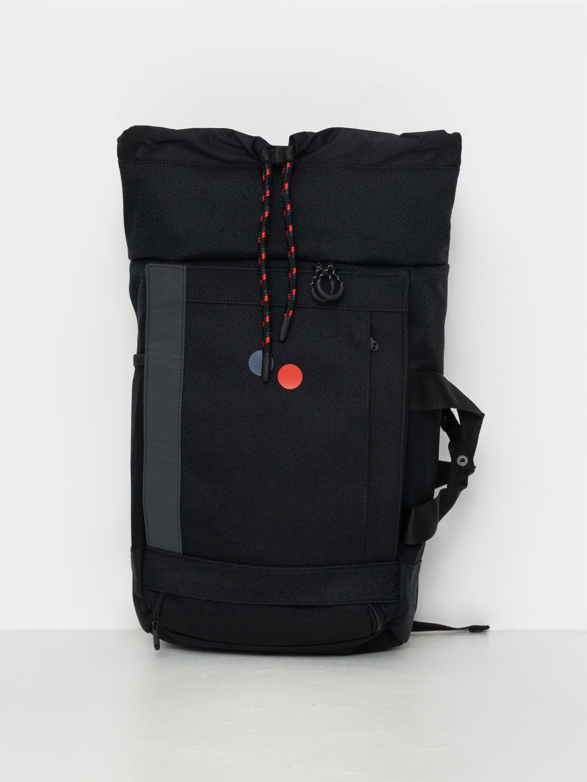 PinqPonq Blok Medium Heritage Hátizsák (licorice black)