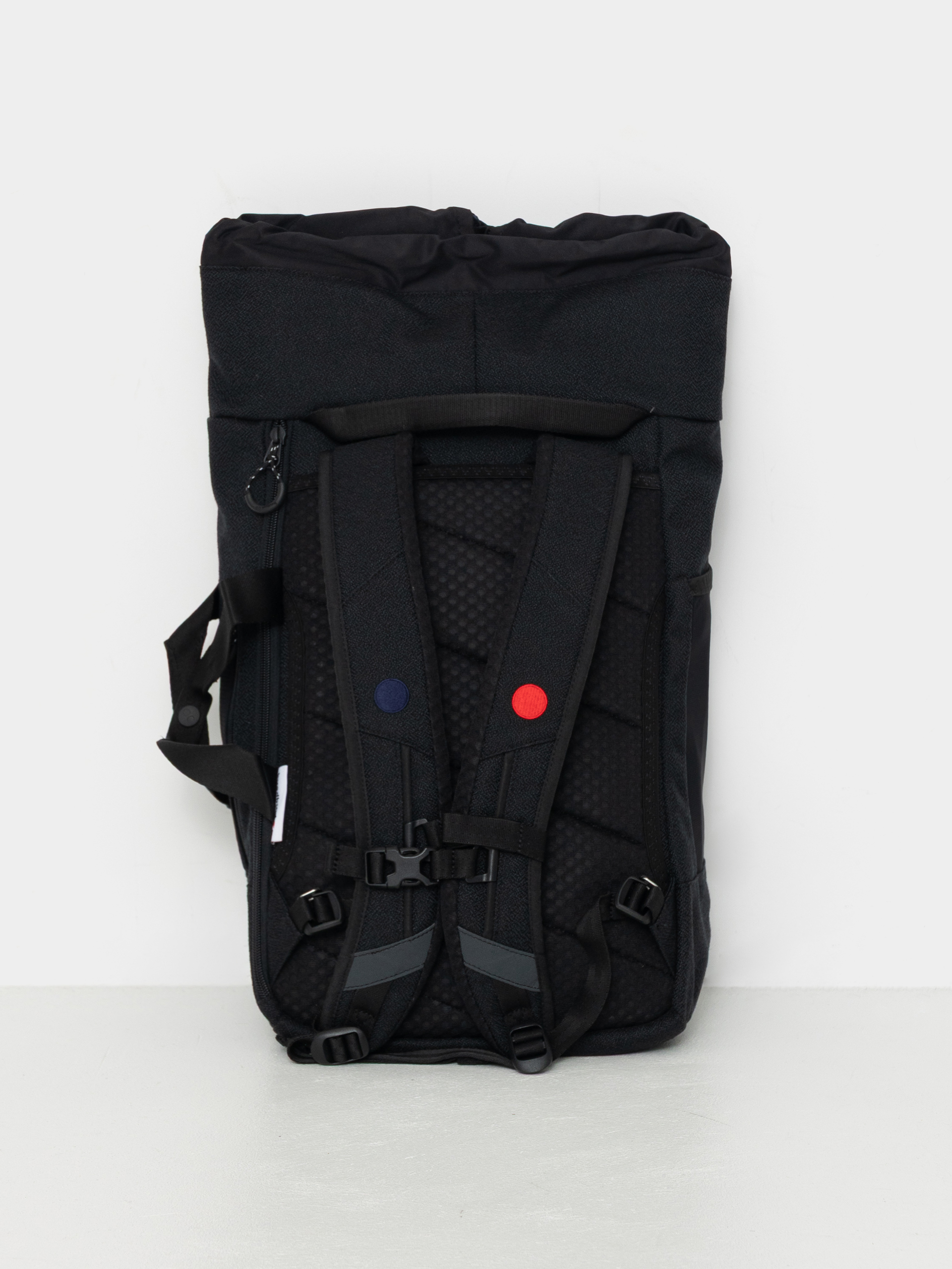 PinqPonq Blok Medium Heritage Hátizsák (licorice black)