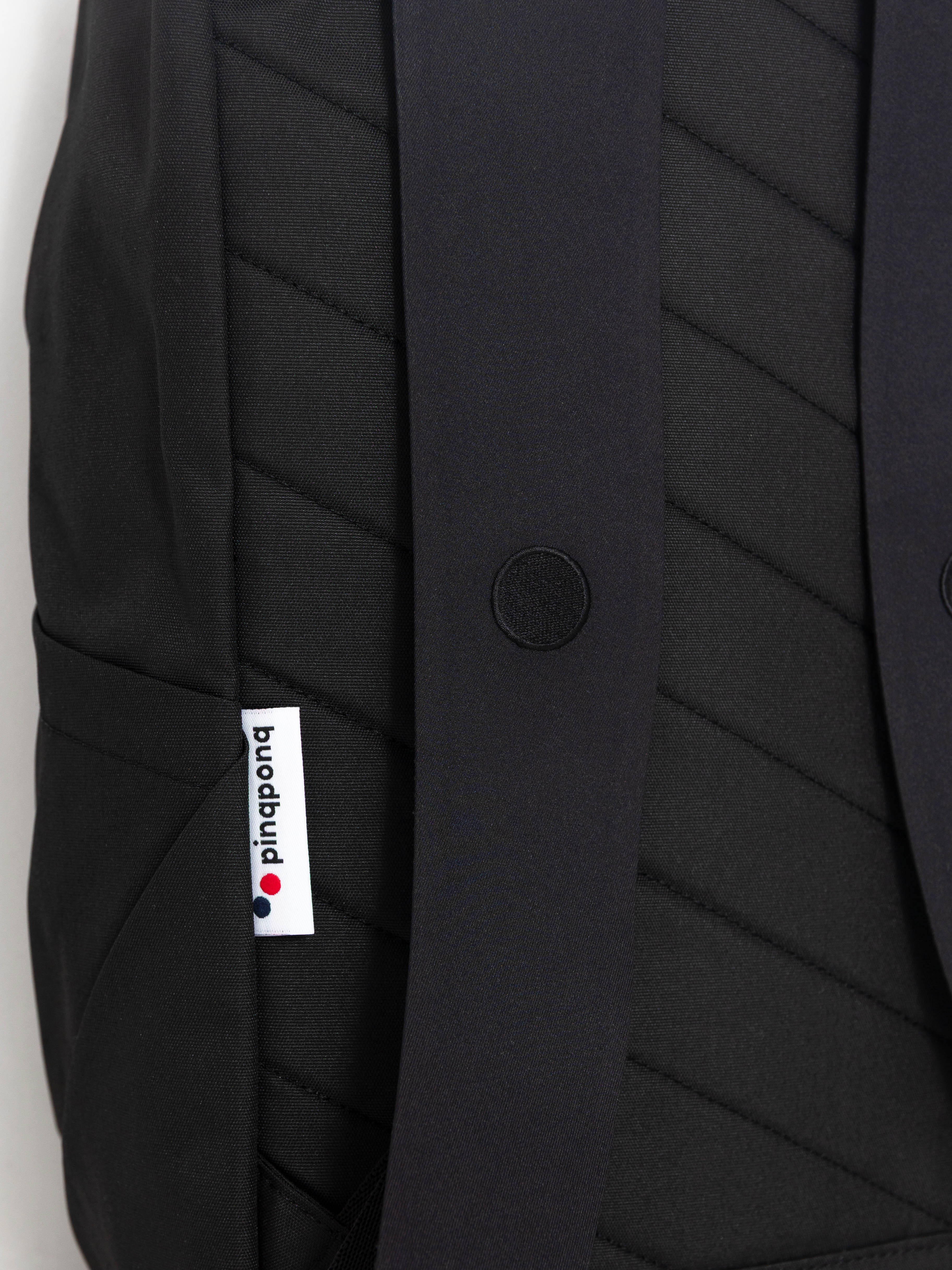 PinqPonq Purik Hátizsák (rooted black)